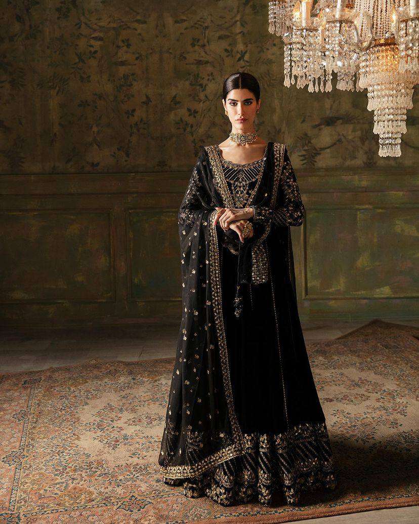LC 1220 GOWN DUPATTA
