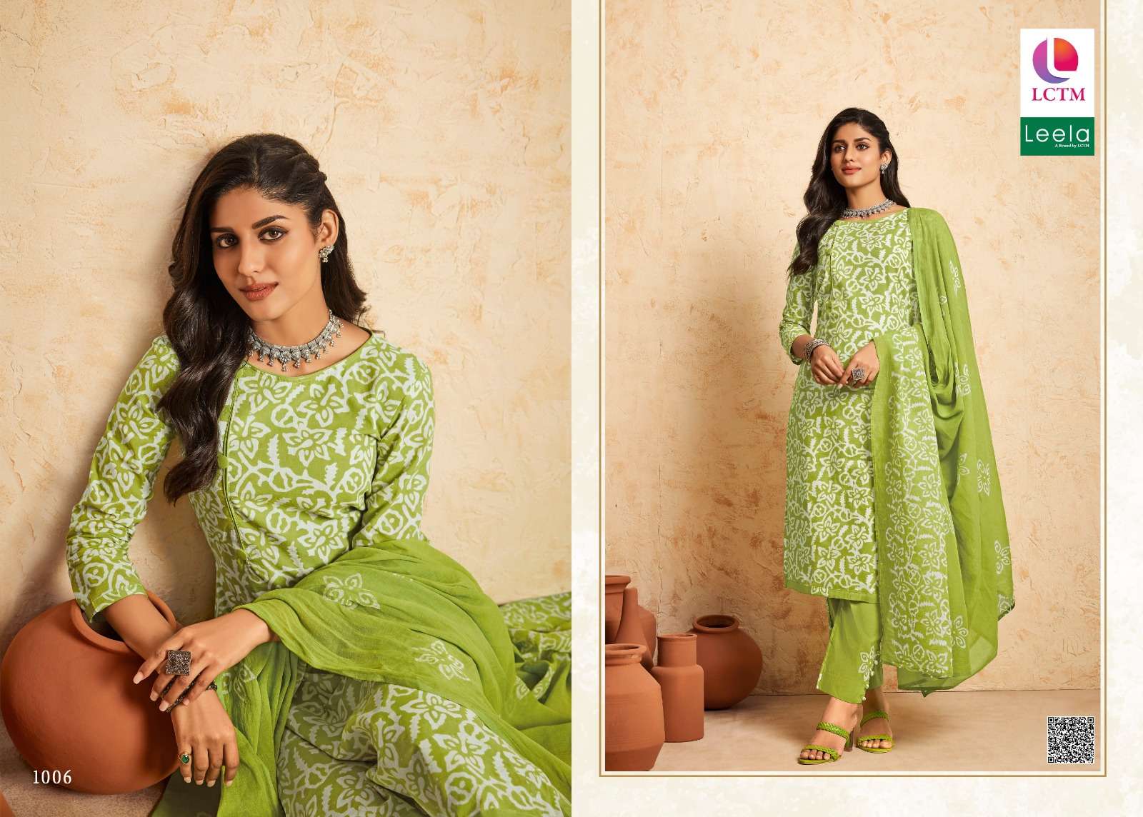 LCTM TRISHA CAMBRIC COTTON BATIK PRINT SALWAR SUIT