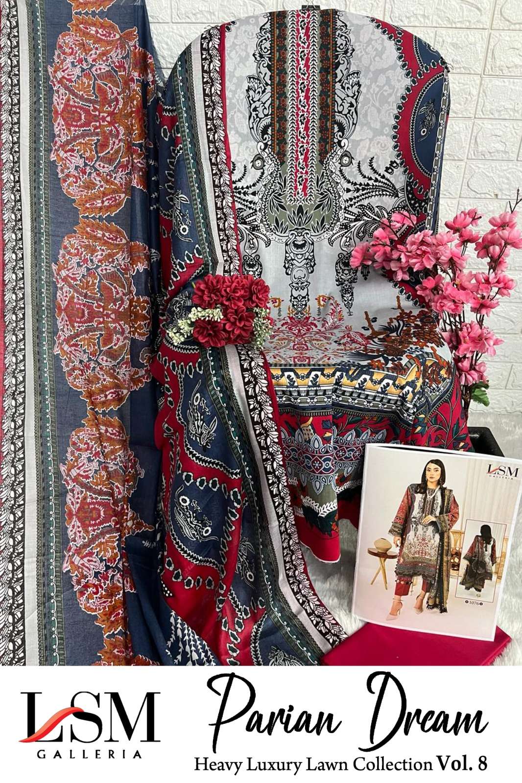 LSM GALLERIA PARIAN DREAM VOL 8 LAWN COTTON SUIT