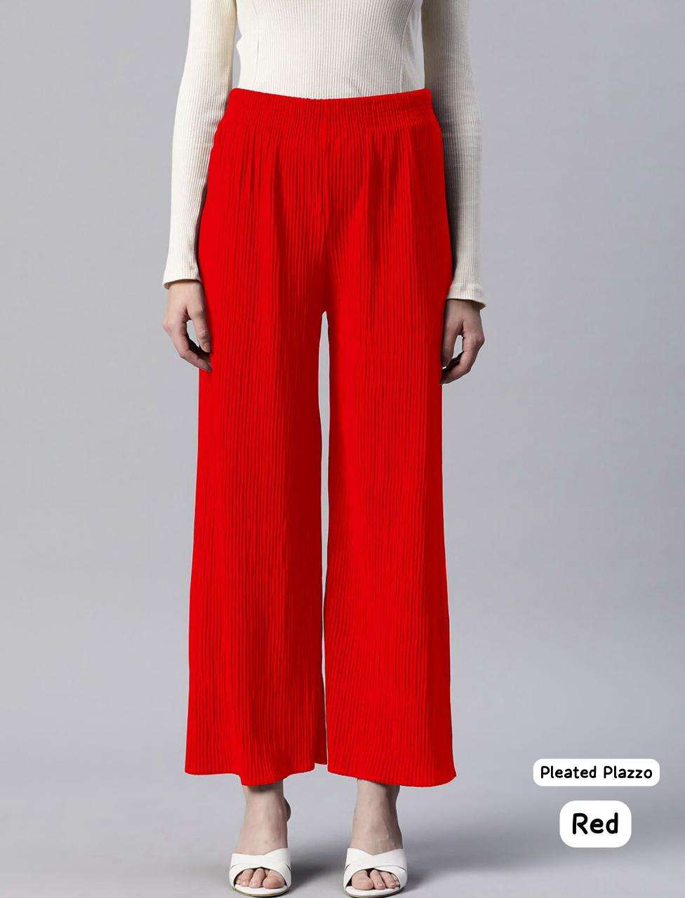 MF PLEATED PALAZZO LADIES BOTTOM WEAR COLLECTION 