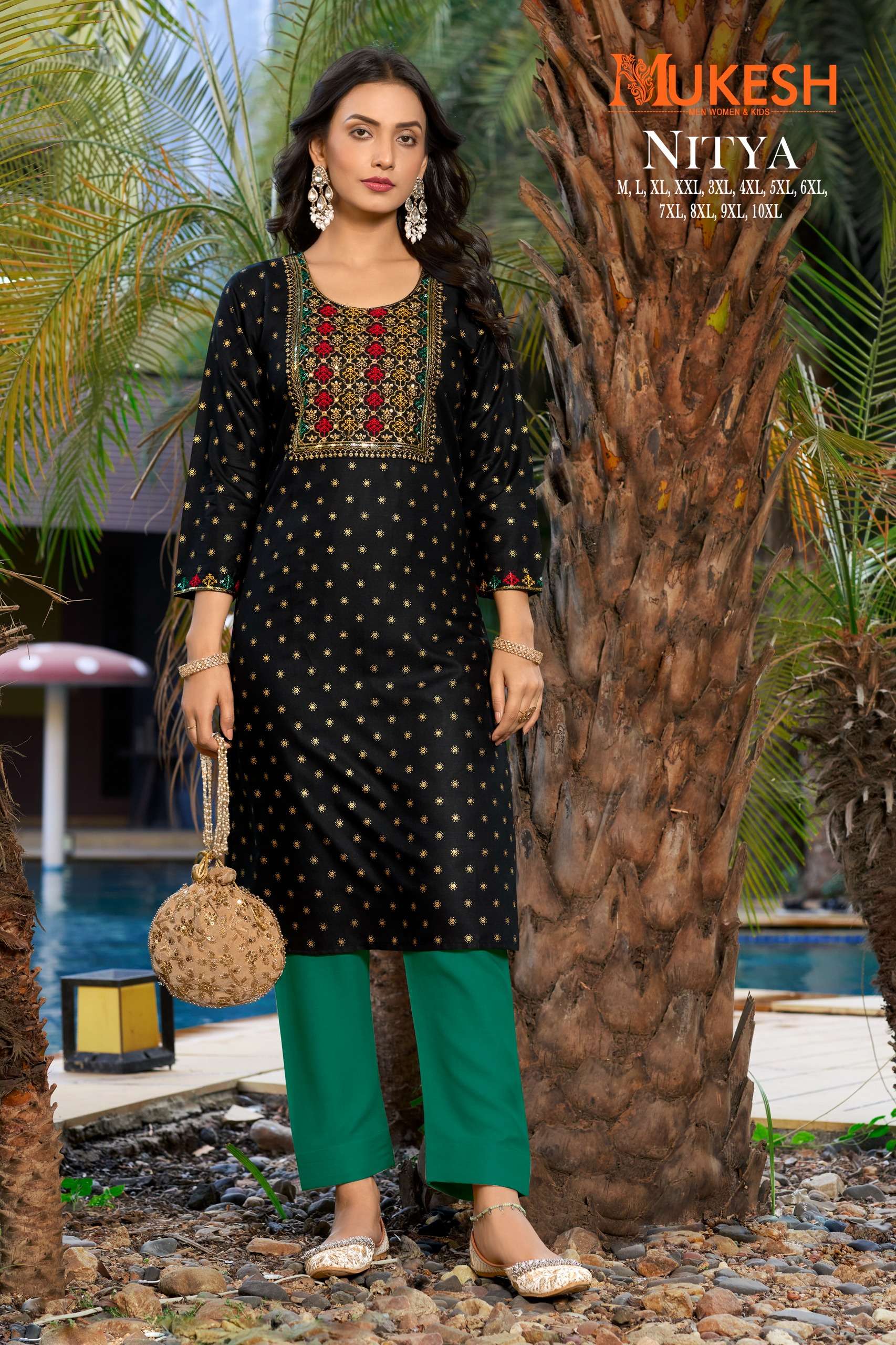 MUKESH NITYA RAYON FANCY LADIES KURTI