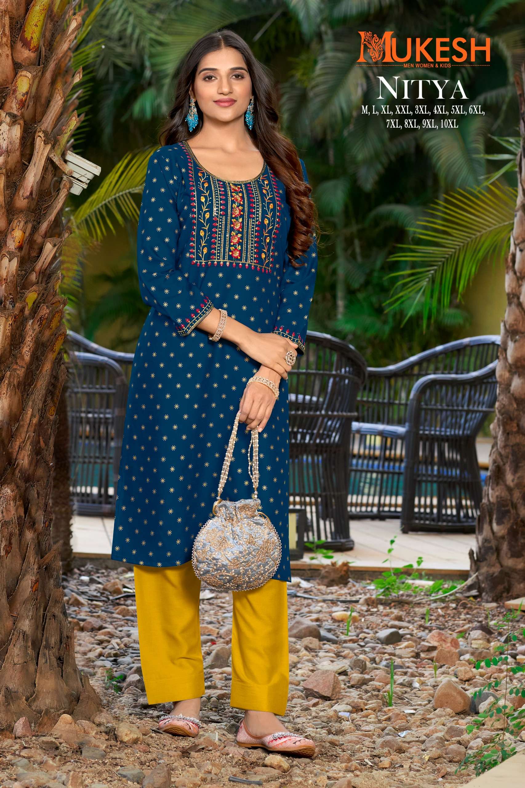 MUKESH NITYA RAYON FANCY LADIES KURTI