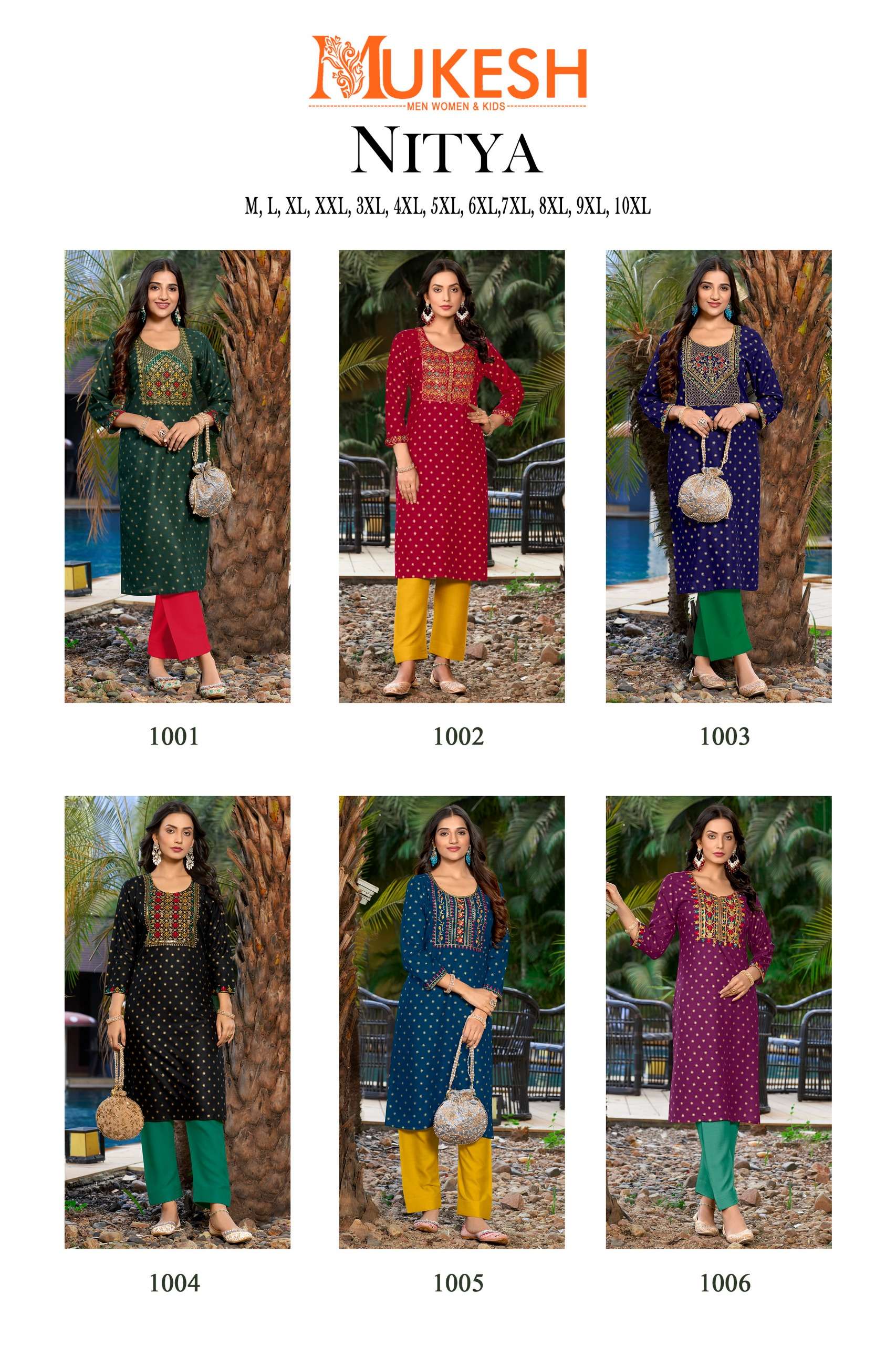 MUKESH NITYA RAYON FANCY LADIES KURTI