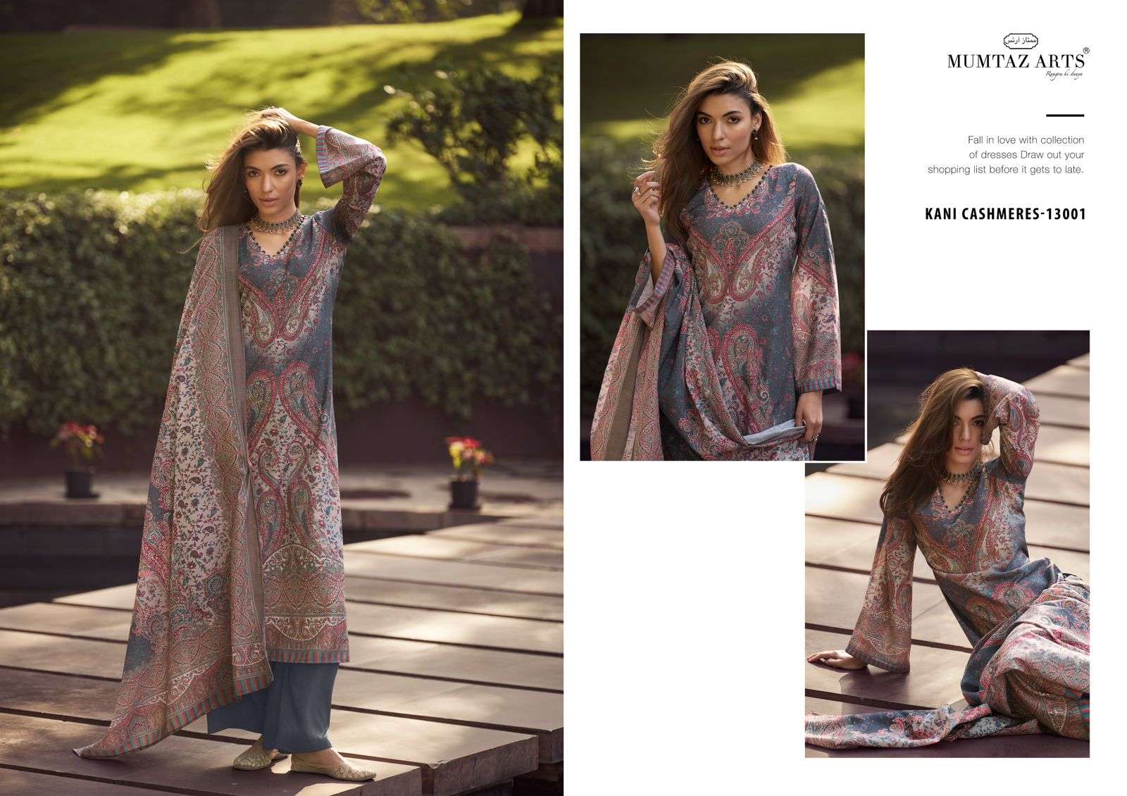 MUMTAZ ARTS KANI CASHMERE VOL 2 LAWN COTTON SUIT