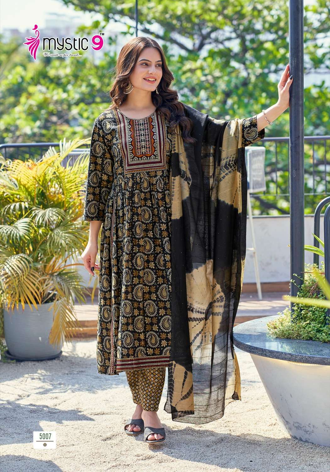 MYSTIC 9 SARA VOL 5 NAIRA STYLE KURTI COMBO SET