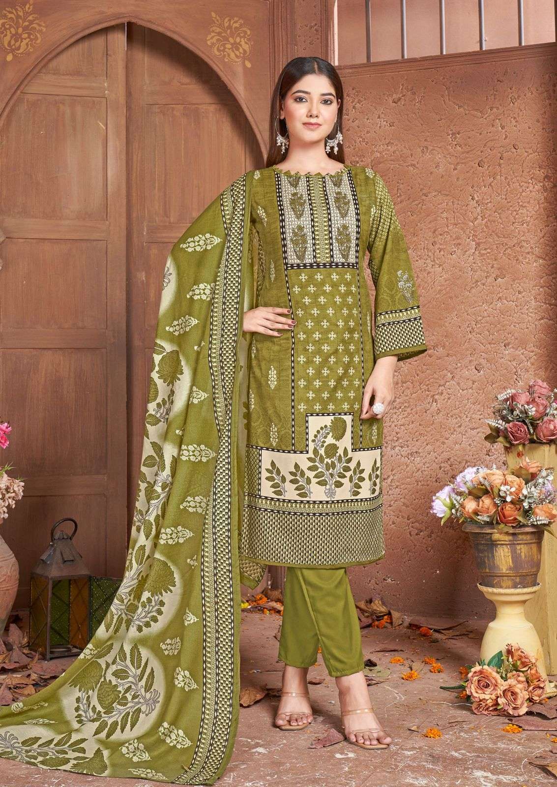 NAFISA COTTON ESRA VOL 5 COTTON DIGITAL PRINTS SALWAR SUIT	