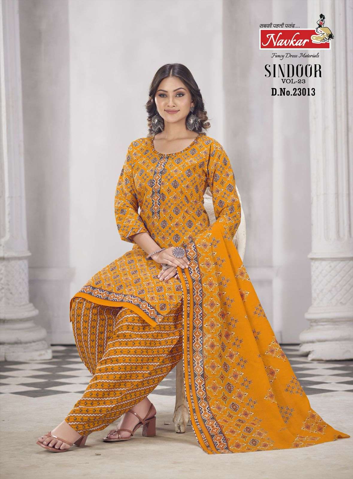 NAVKAR SINDOOR VOL 23 COTTON PRINT PTIYALA SUIT