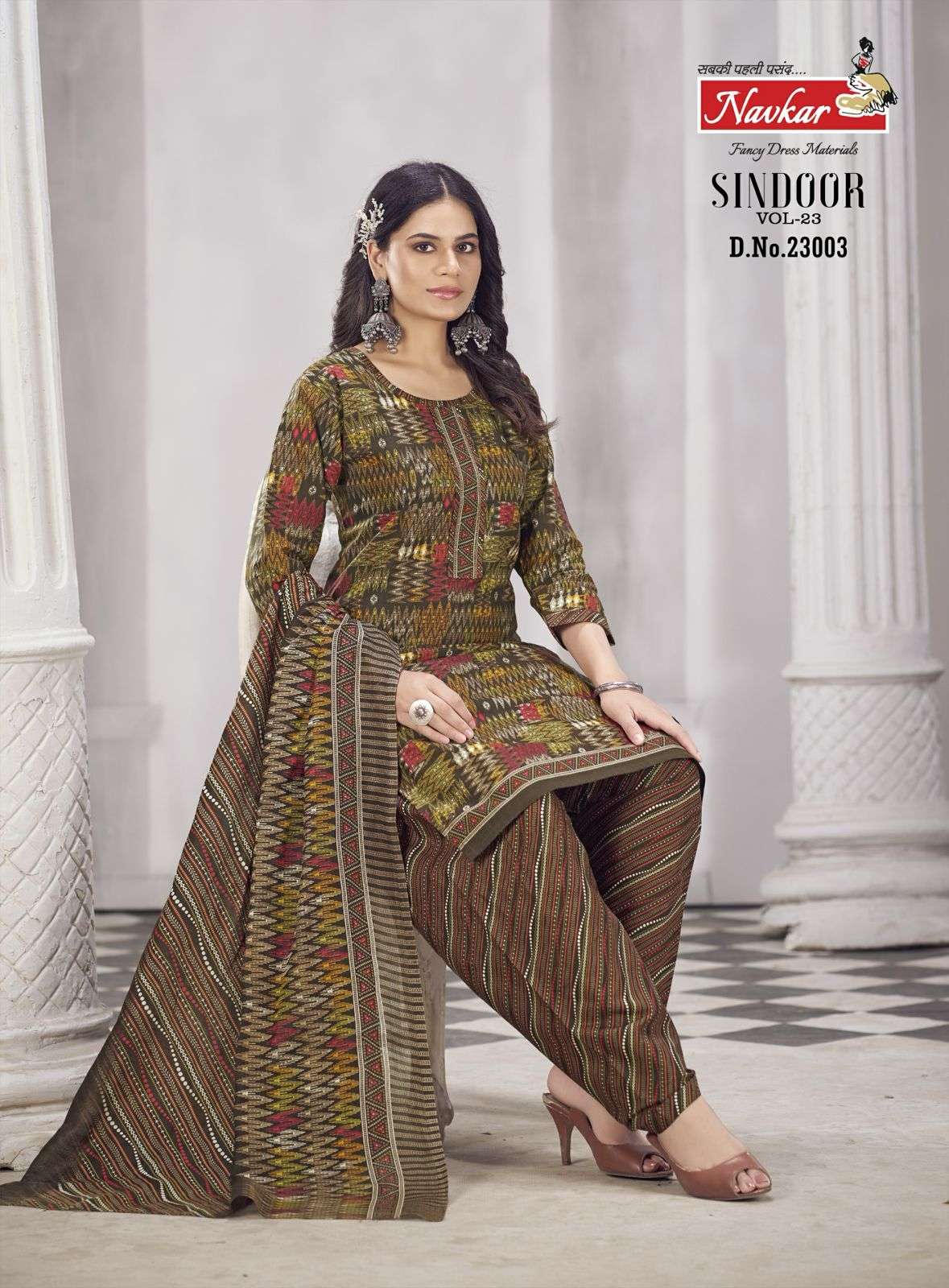 NAVKAR SINDOOR VOL 23 COTTON PRINT PTIYALA SUIT