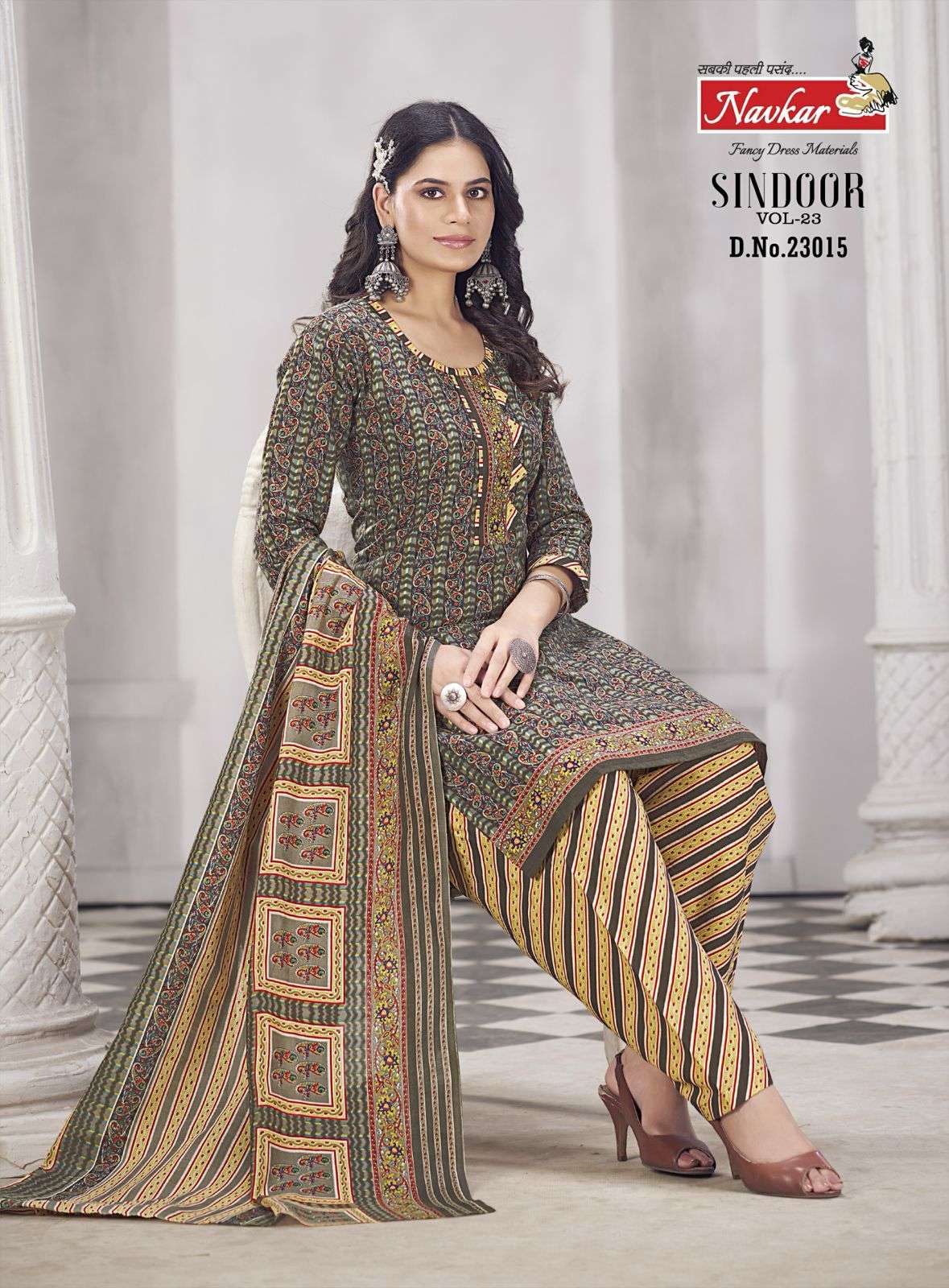NAVKAR SINDOOR VOL 23 COTTON PRINT PTIYALA SUIT