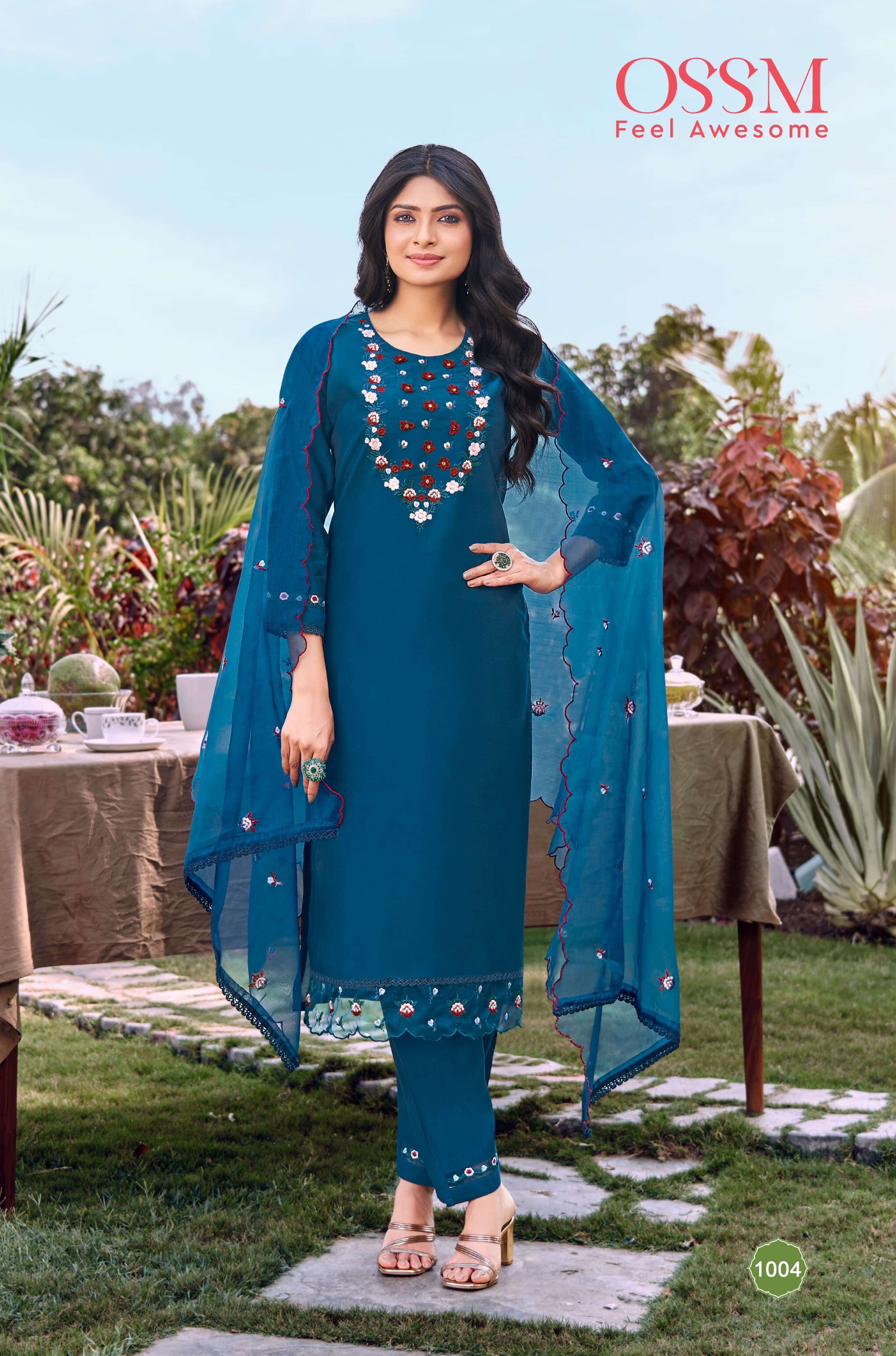 OSSM MOHEY VOL 2 VISCOSE SILK KURTI COMBO SET 