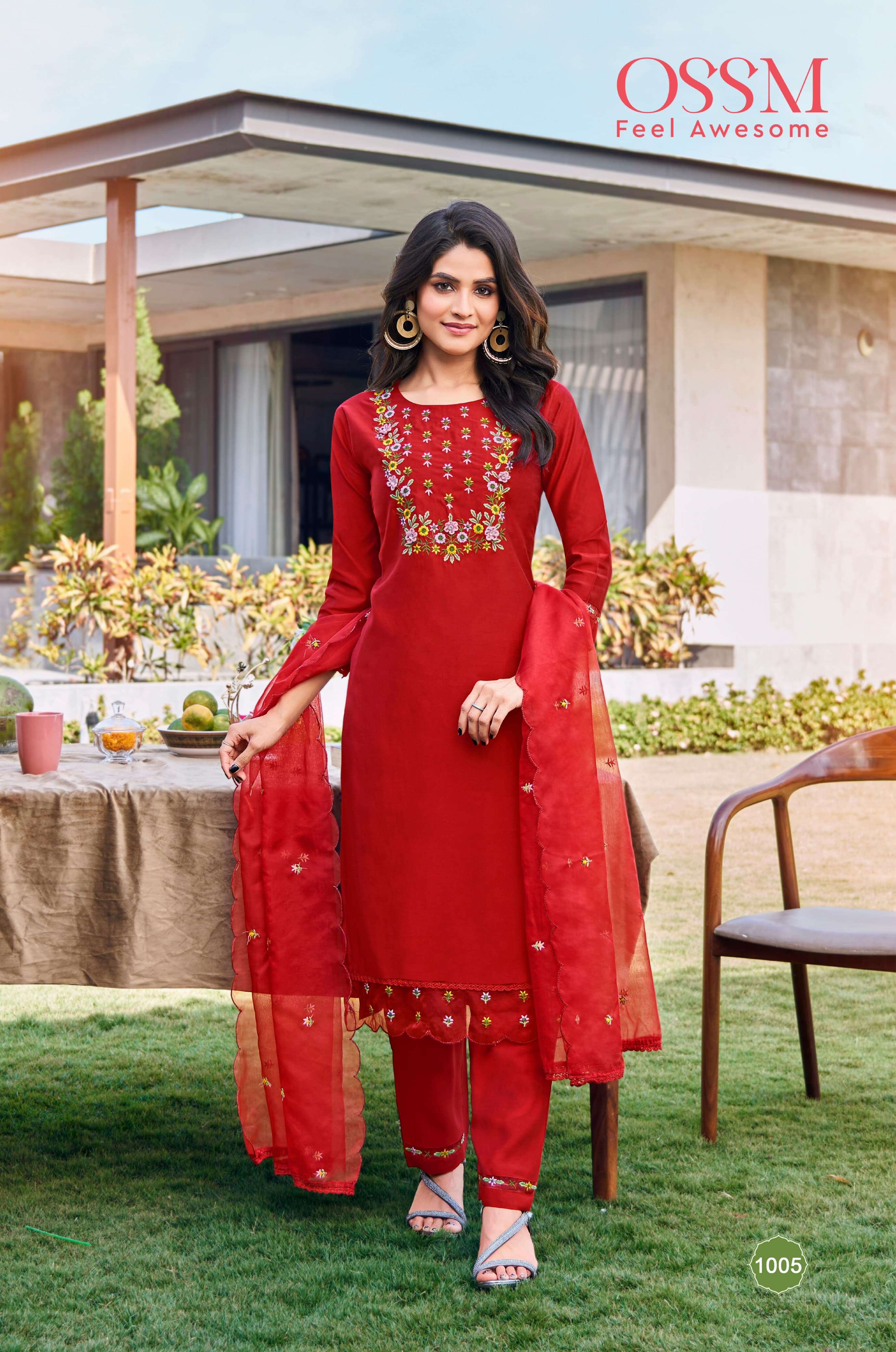 OSSM MOHEY VOL 2 VISCOSE SILK KURTI COMBO SET 