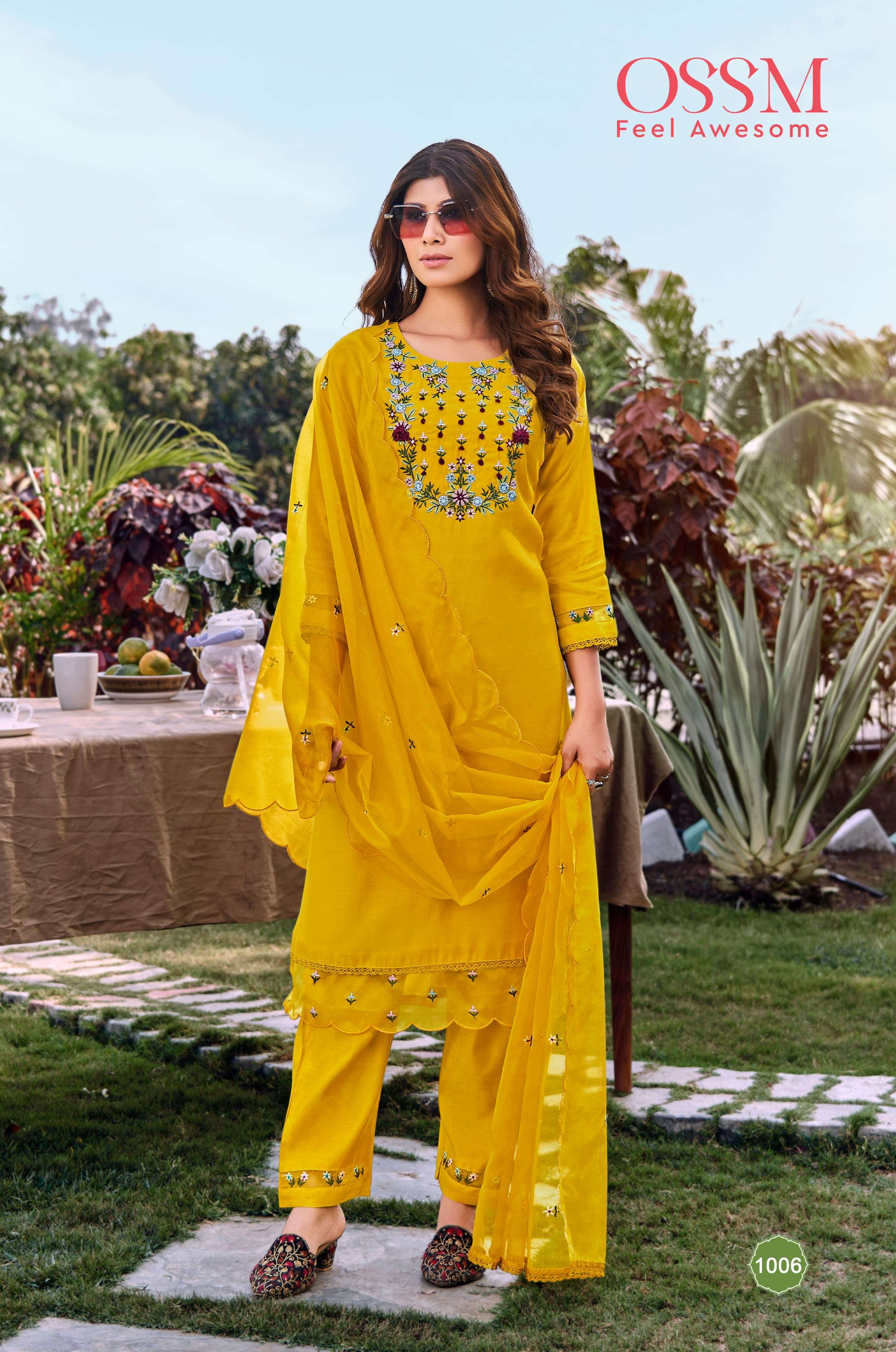 OSSM MOHEY VOL 2 VISCOSE SILK KURTI COMBO SET 