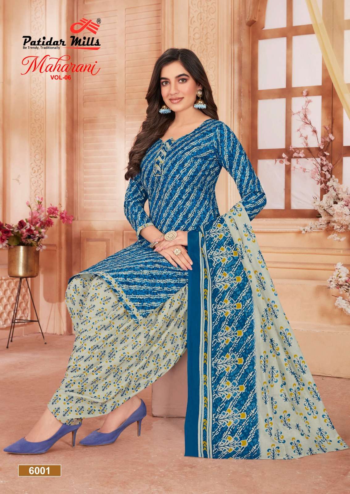PATIDAR MILLS MAHARANI VOL 6 COTTON DRESS