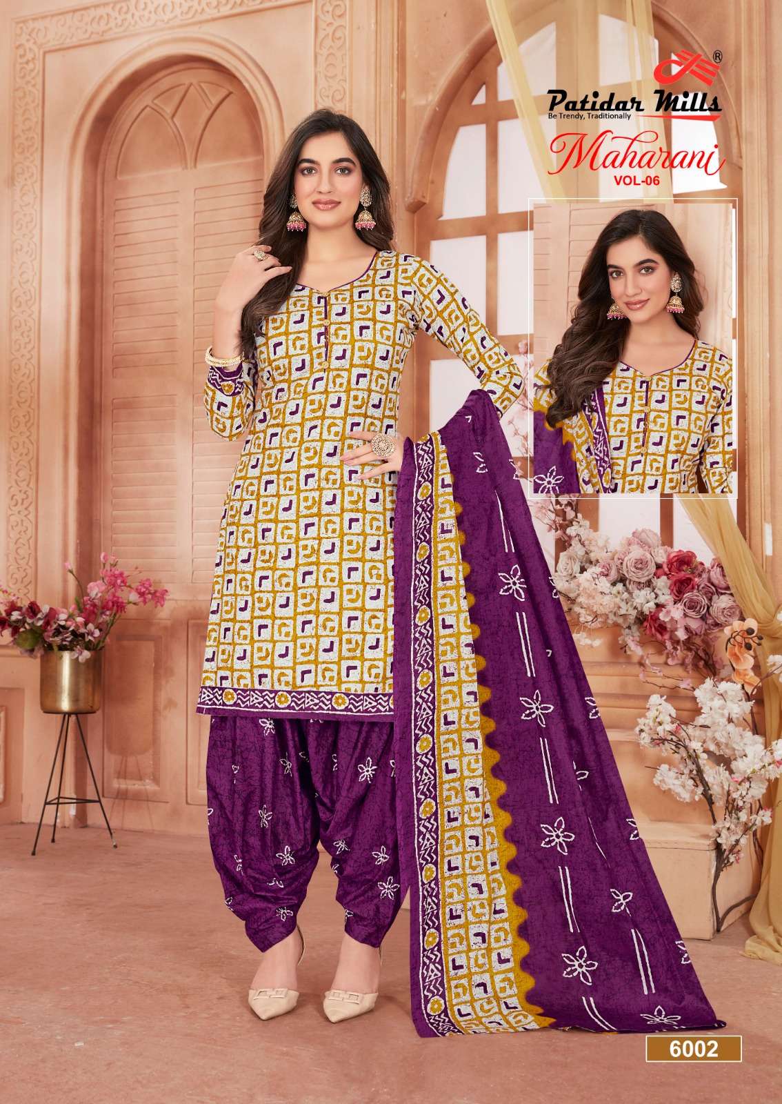 PATIDAR MILLS MAHARANI VOL 6 COTTON DRESS