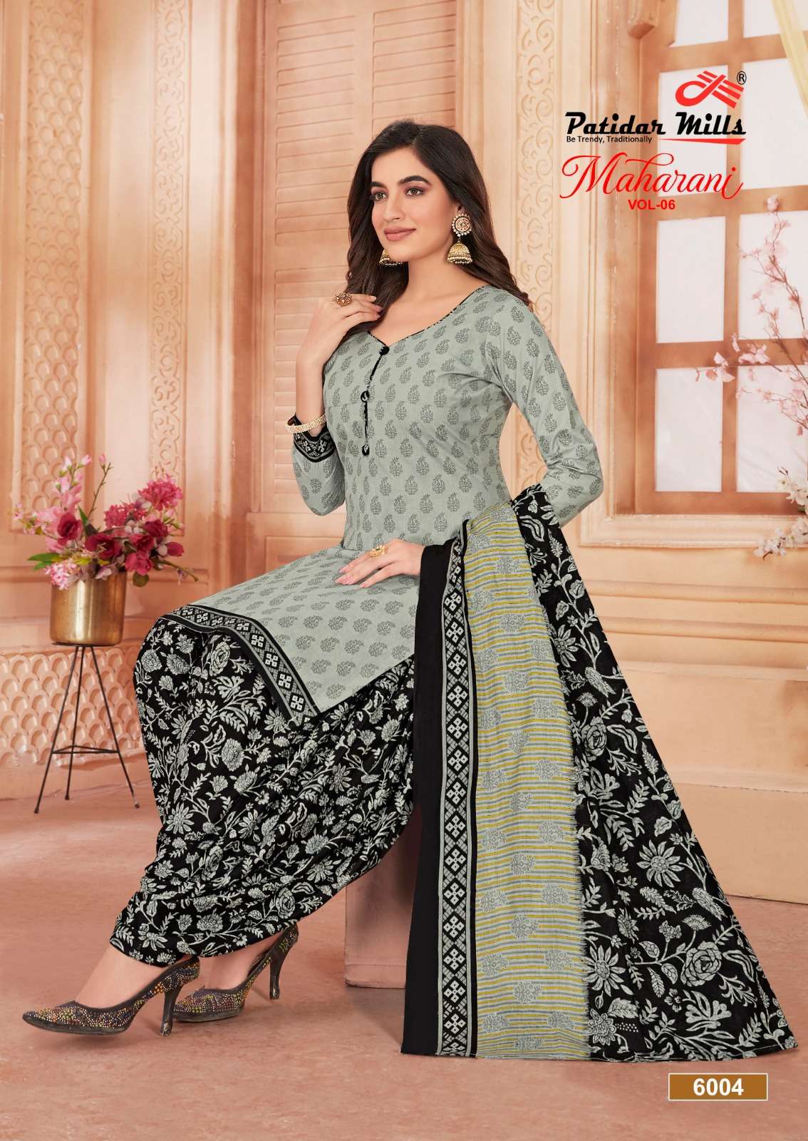 PATIDAR MILLS MAHARANI VOL 6 COTTON DRESS