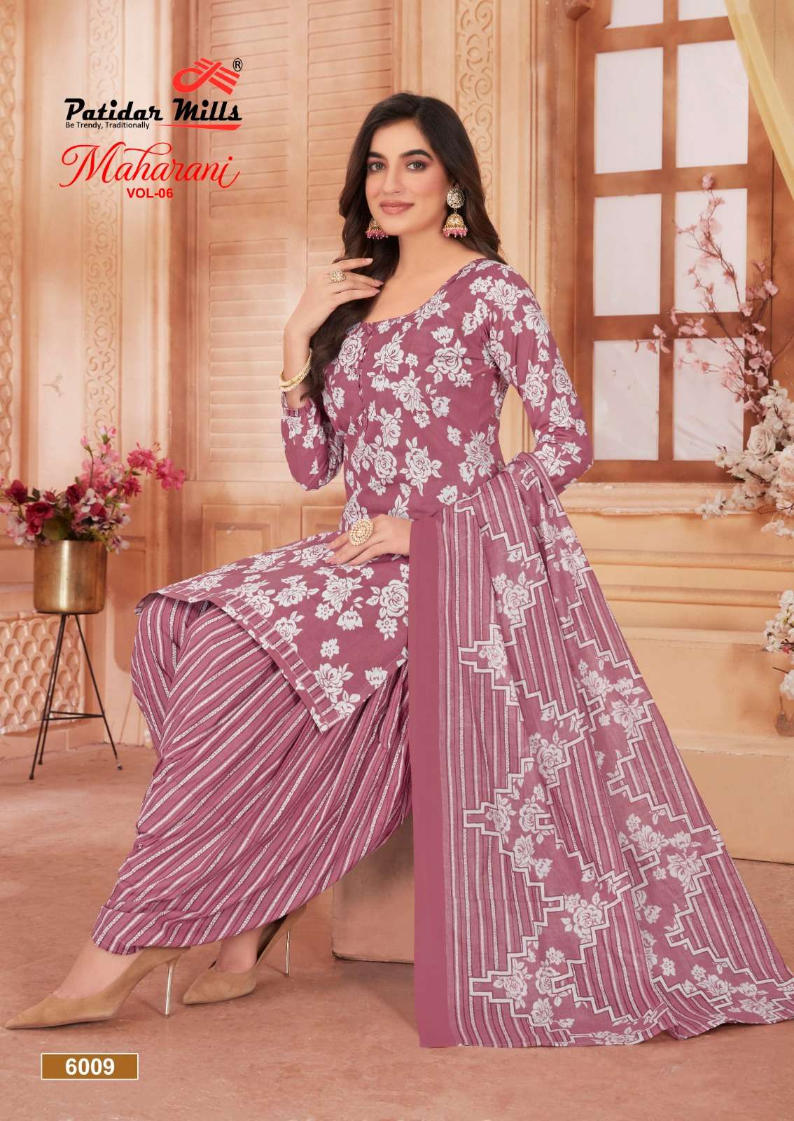 PATIDAR MILLS MAHARANI VOL 6 COTTON DRESS