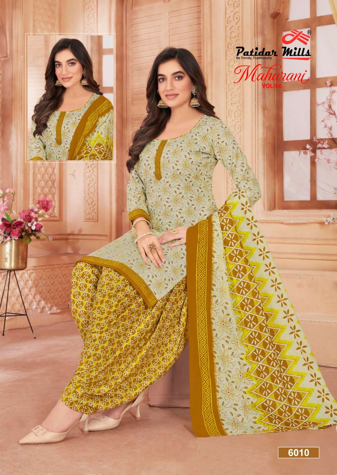PATIDAR MILLS MAHARANI VOL 6 COTTON DRESS