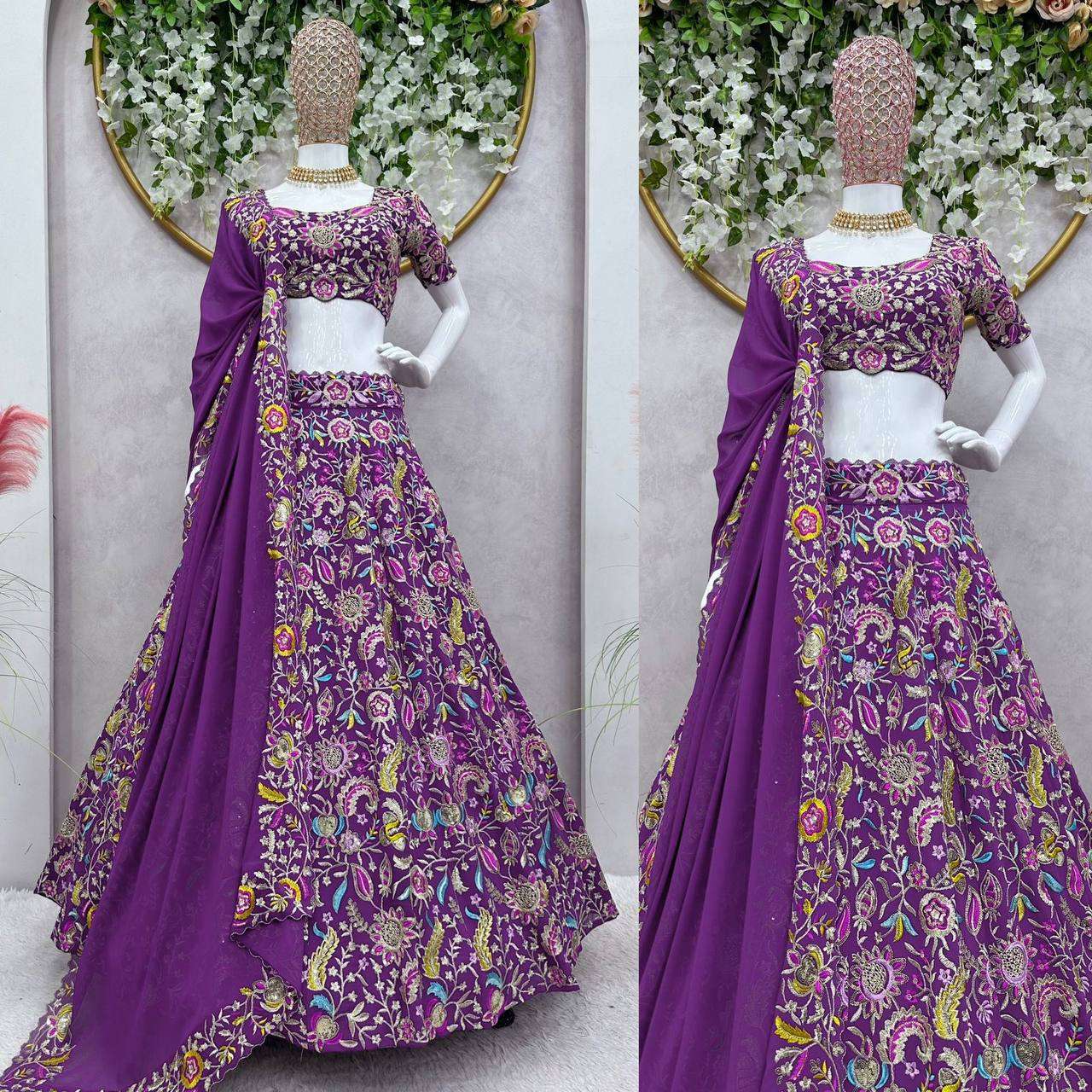 QRC 227A LEHENGA CHOLI