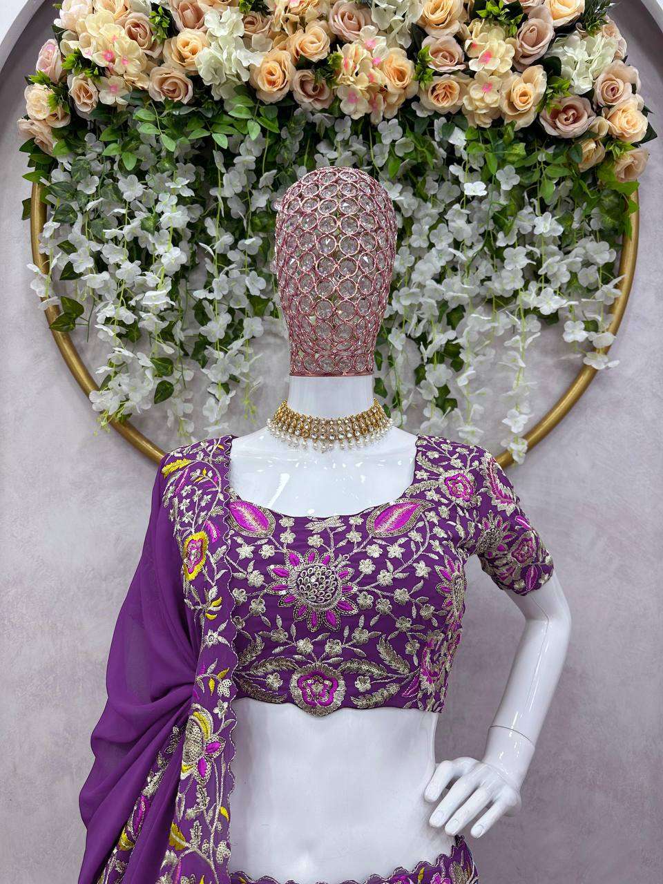 QRC 227A LEHENGA CHOLI