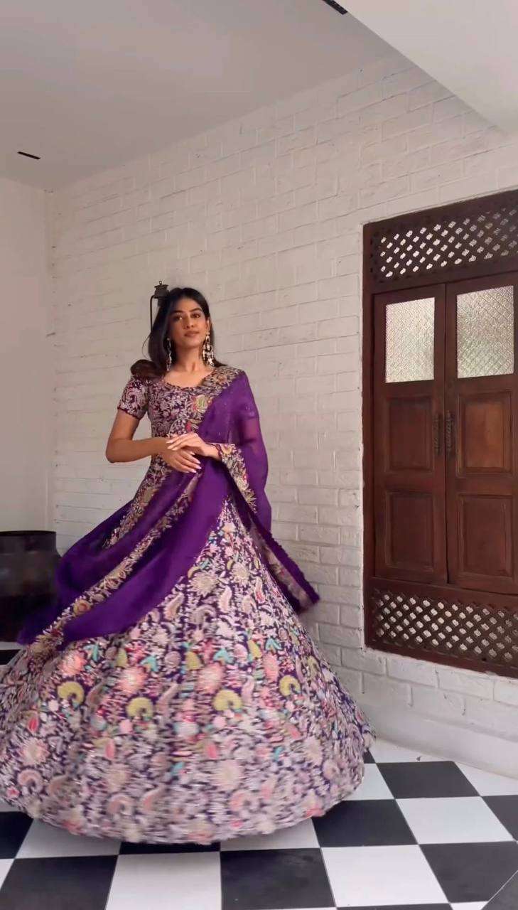 QRC 227A LEHENGA CHOLI