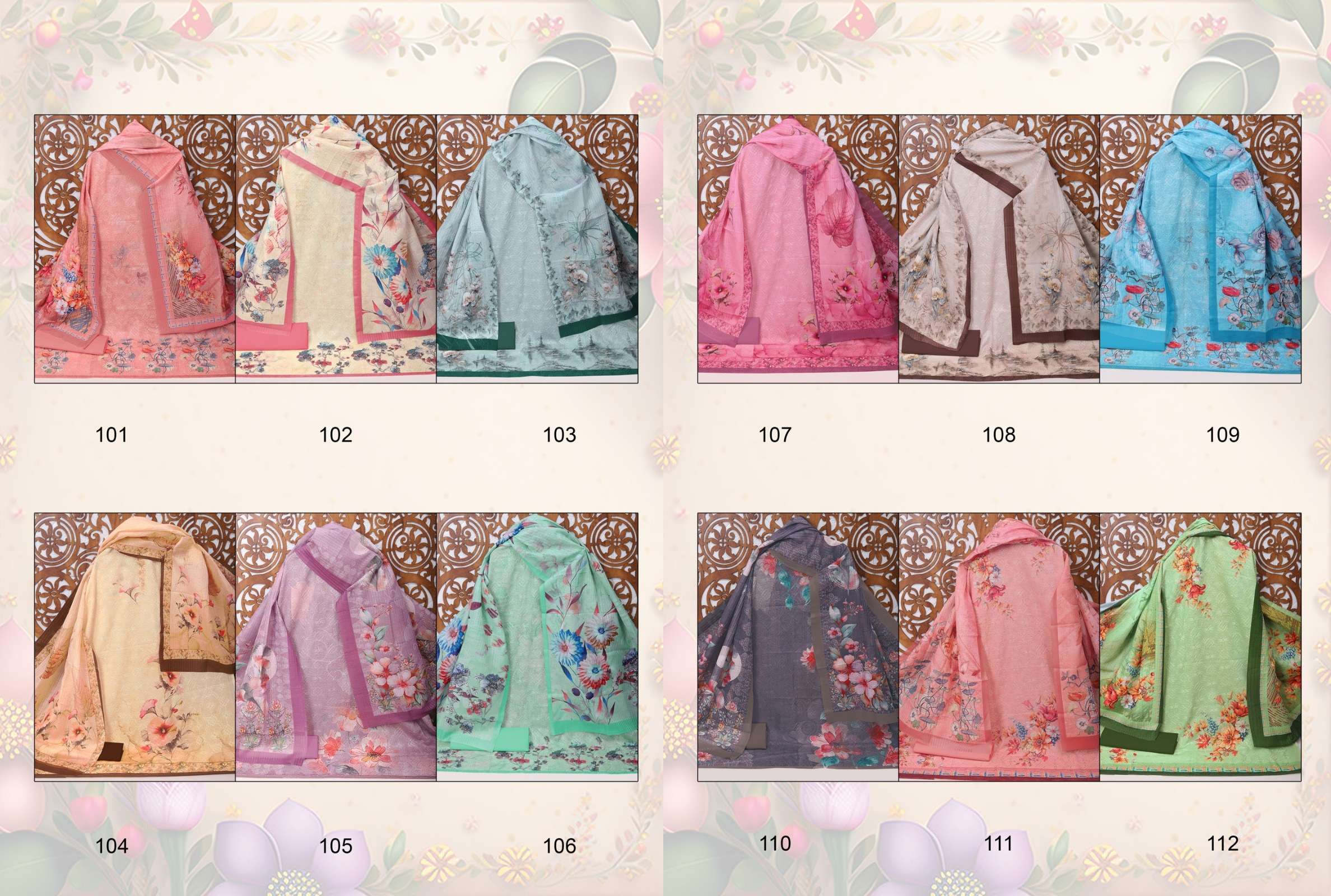 RAHI FAB RIHANNA COTTON DIGITAL PRINTS WITH FANCY WORK SUIT