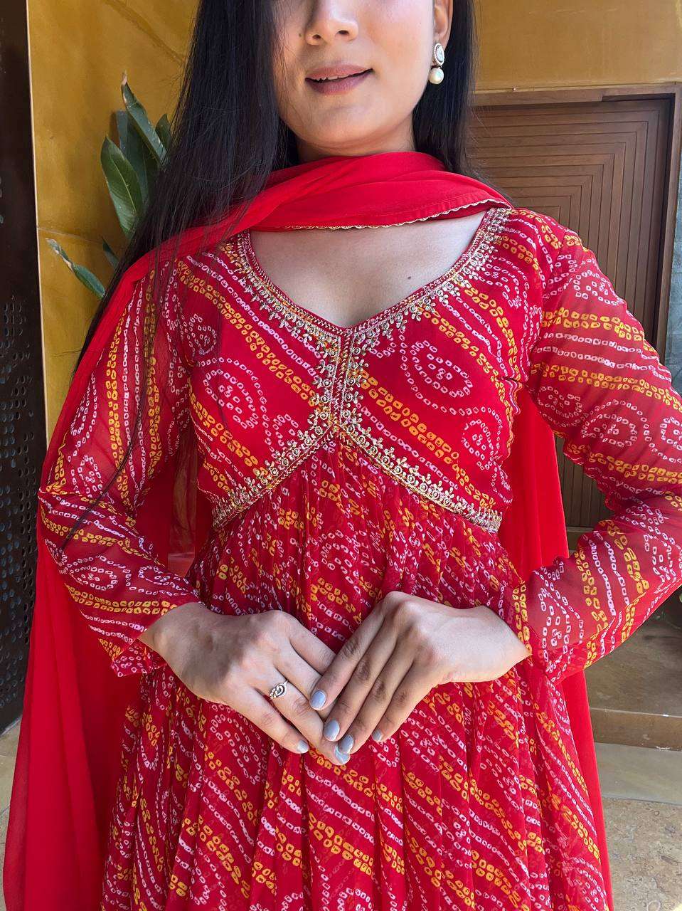 RAM 004 GOWN DUPATTA