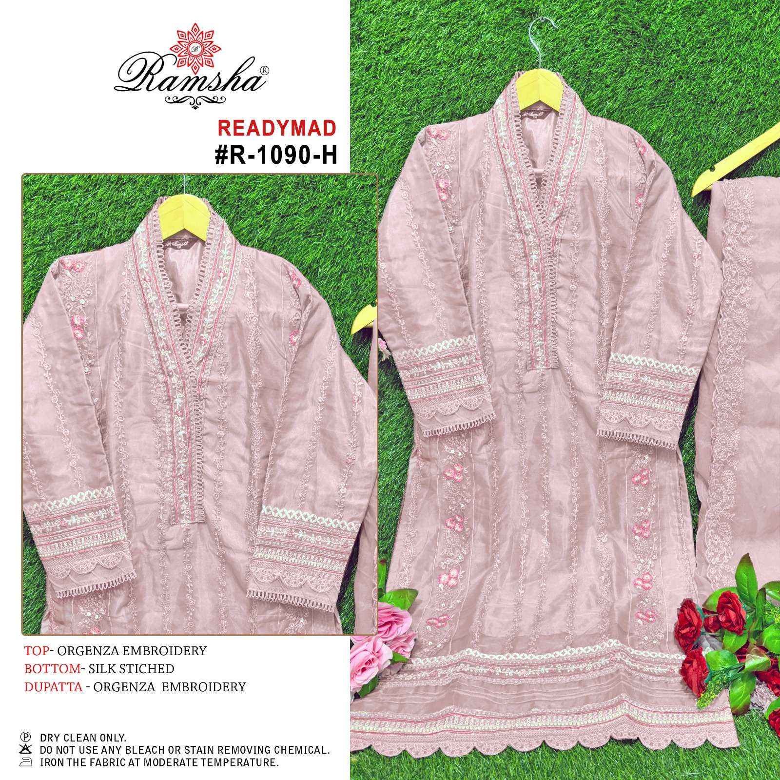 RAMSHA R 1090 NX ORGANZA BEAUTIFUL DESIGNER SUIT