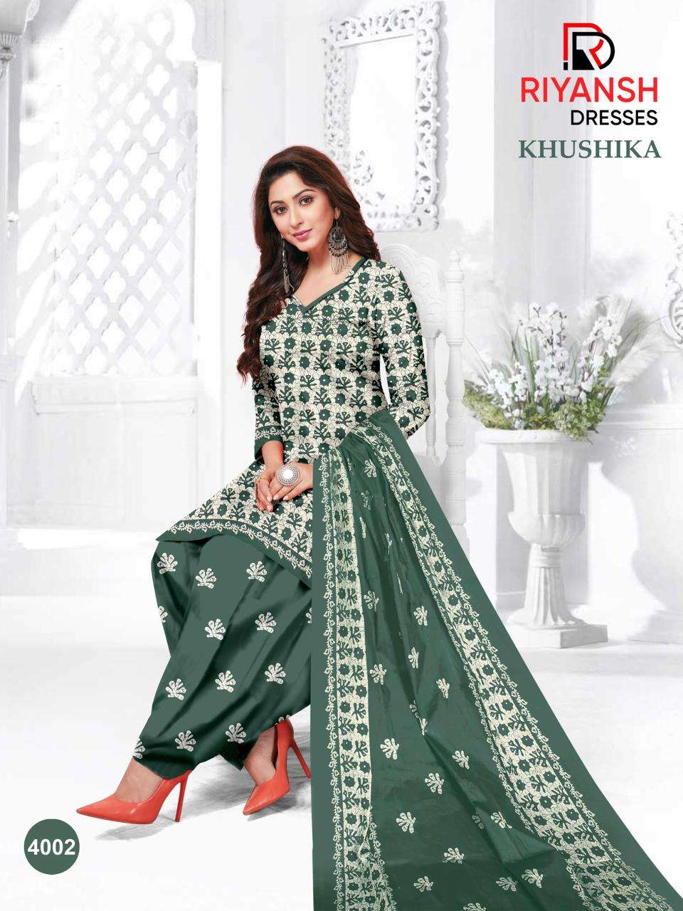 RIYANSH DRESSES KHUSHIKA VOL 4 COTTON PATIYALA SALWAR SUIT