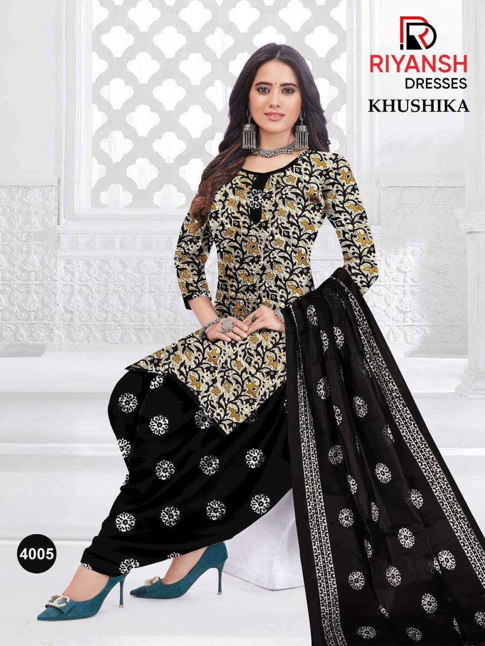 RIYANSH DRESSES KHUSHIKA VOL 4 COTTON PATIYALA SALWAR SUIT