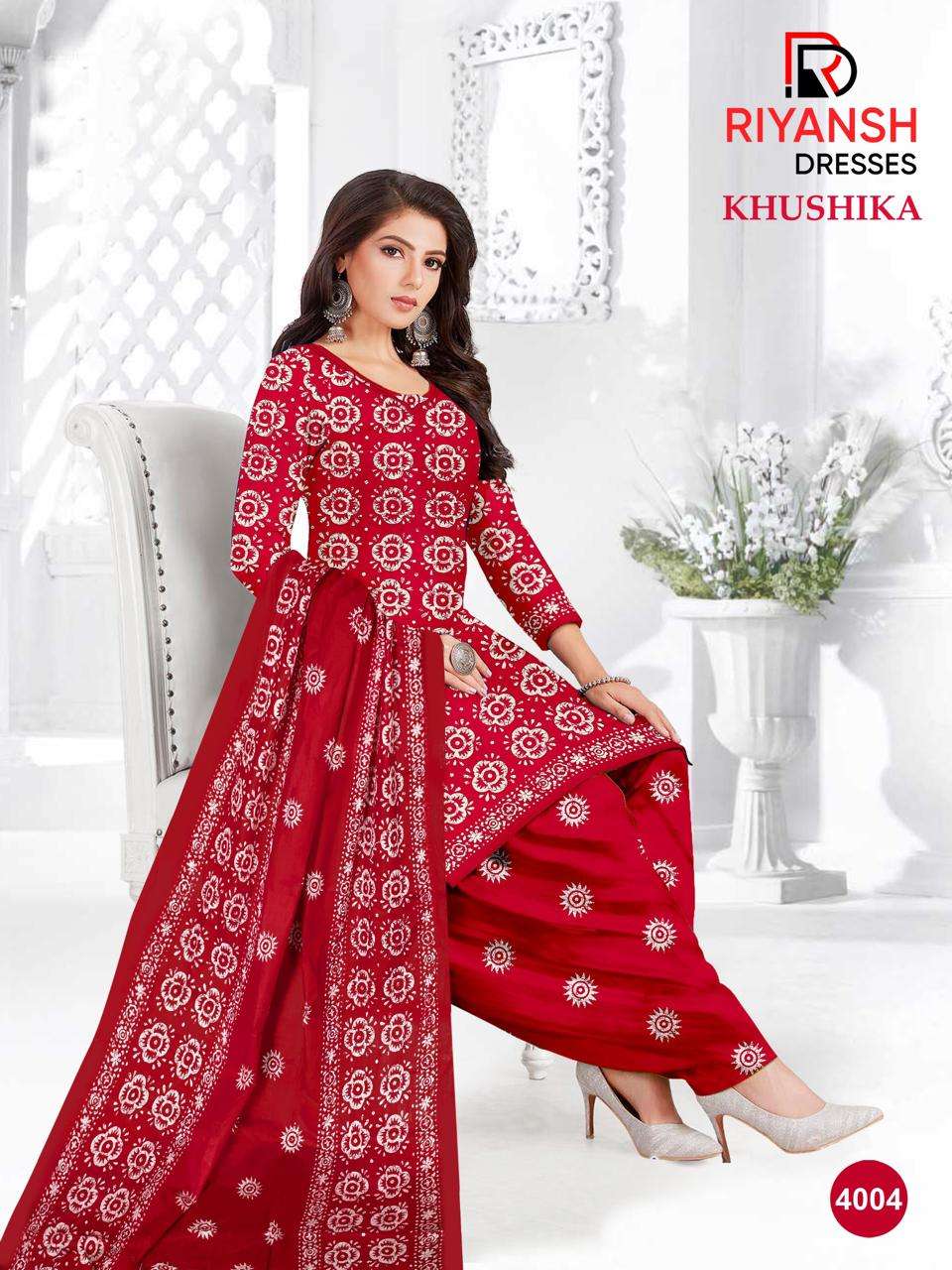 RIYANSH DRESSES KHUSHIKA VOL 4 COTTON PATIYALA SALWAR SUIT