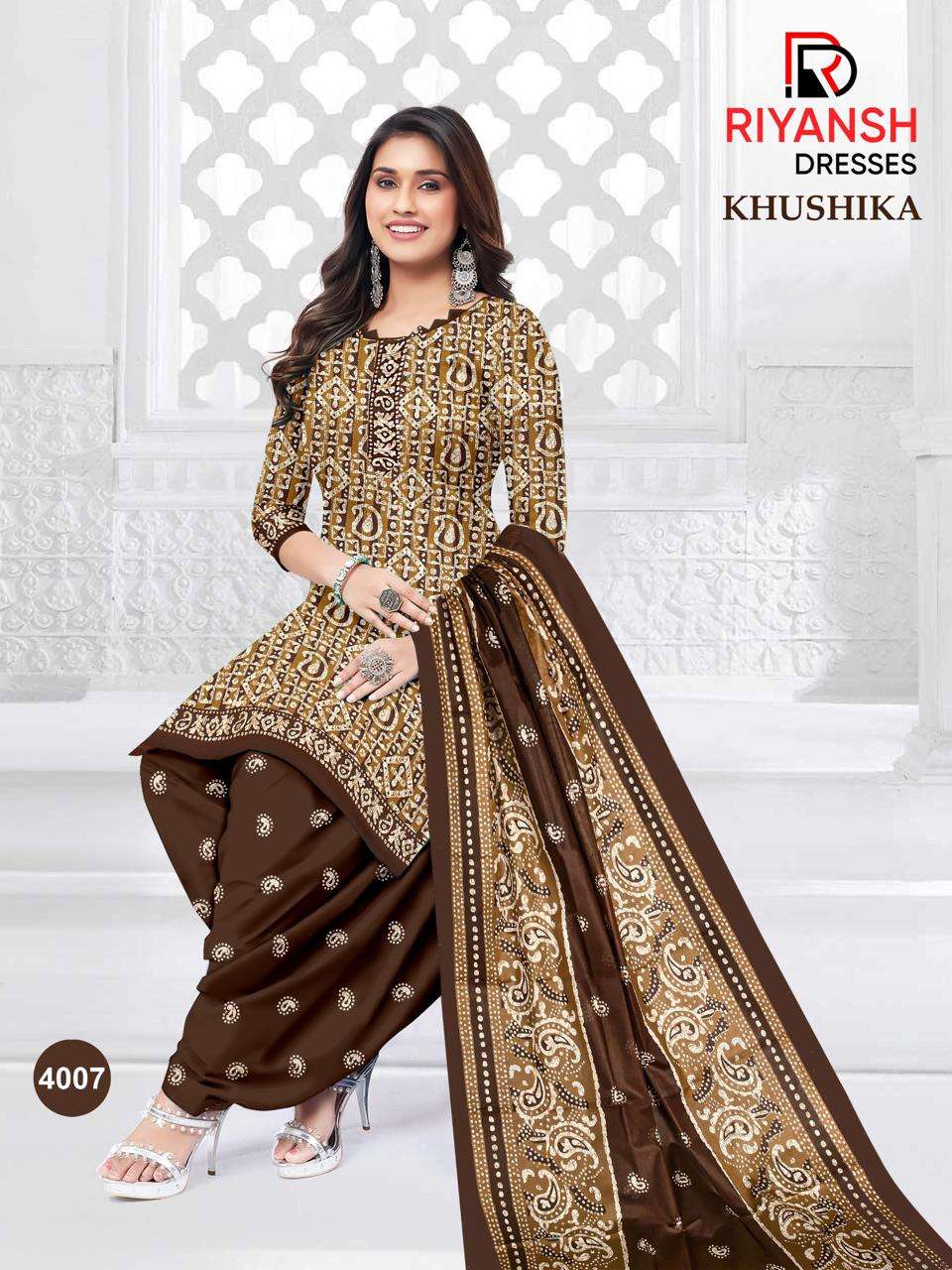 RIYANSH DRESSES KHUSHIKA VOL 4 COTTON PATIYALA SALWAR SUIT