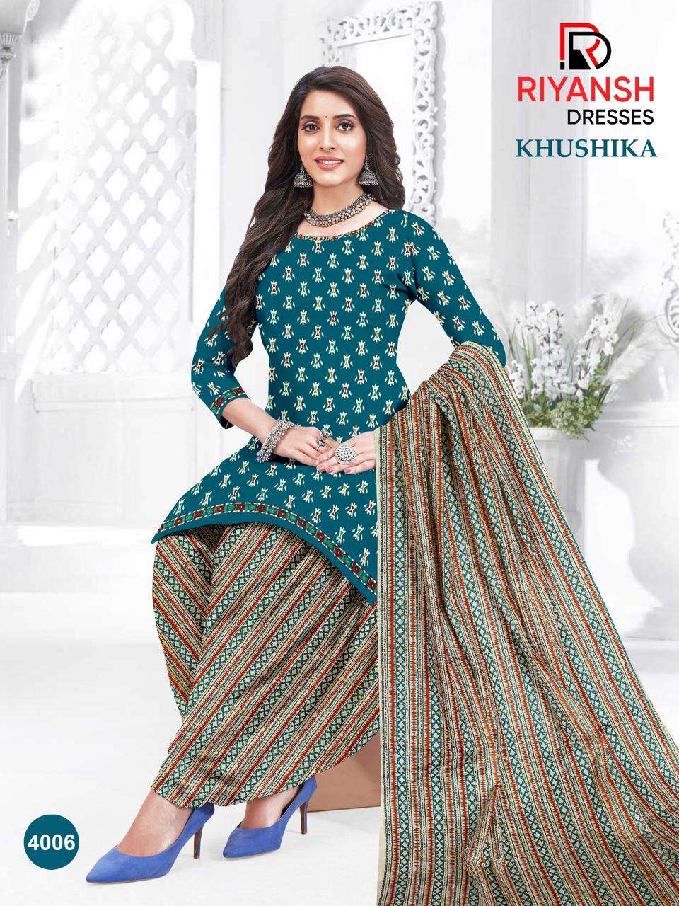 RIYANSH DRESSES KHUSHIKA VOL 4 COTTON PATIYALA SALWAR SUIT