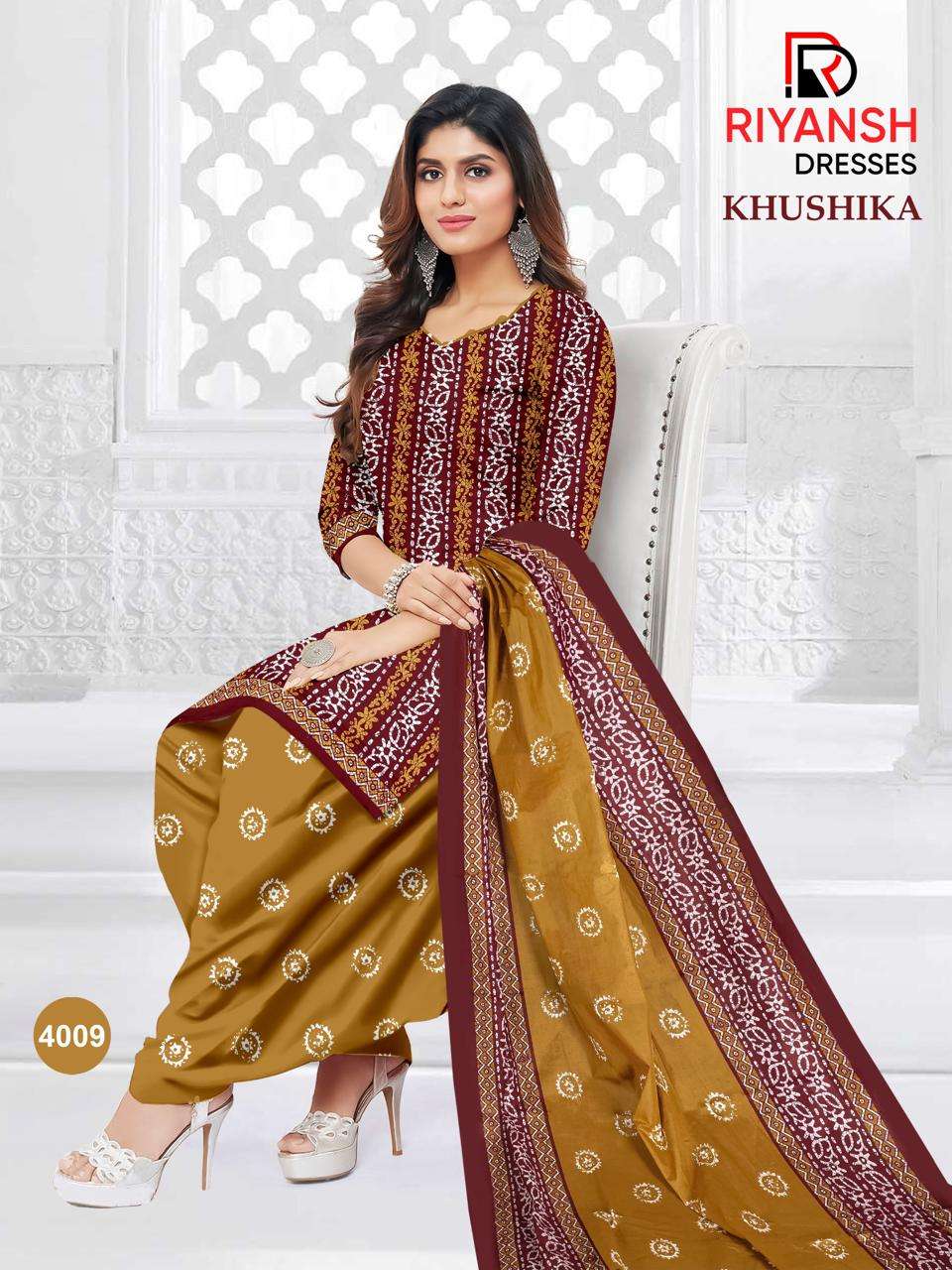 RIYANSH DRESSES KHUSHIKA VOL 4 COTTON PATIYALA SALWAR SUIT