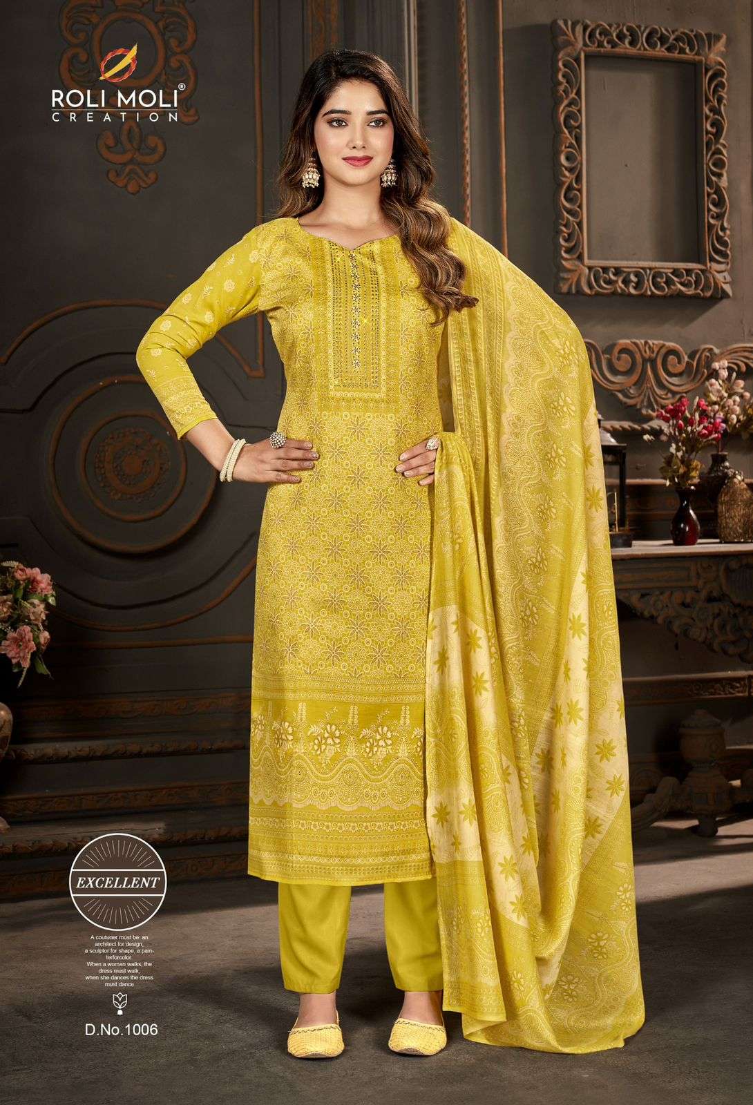 ROLI MOLI CREATION SIRAT COTTON PRINTS DRESS