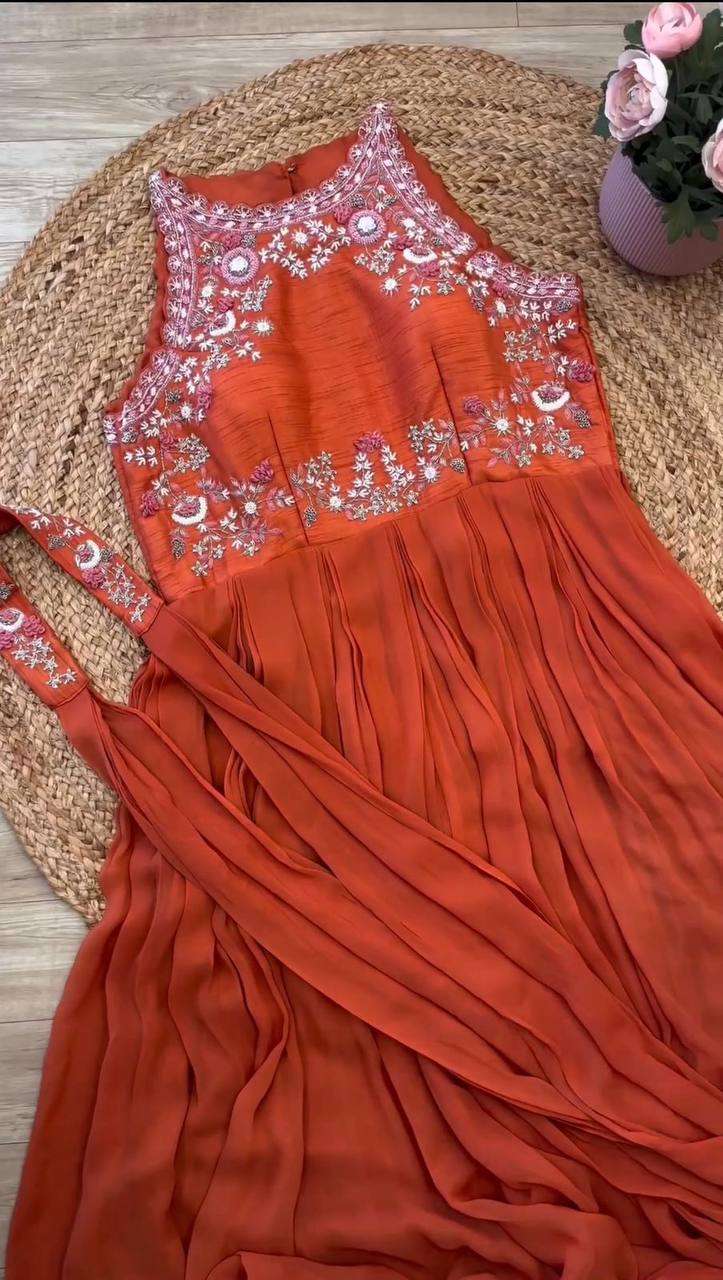 RTC 5686 GOWN DUPATTA