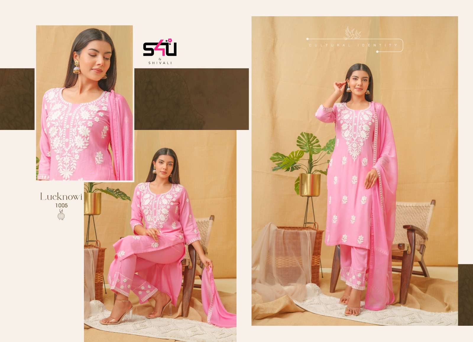 S4U SHIVALI LUCKNOWI BEAUTIFUL DESIGNER SUIT