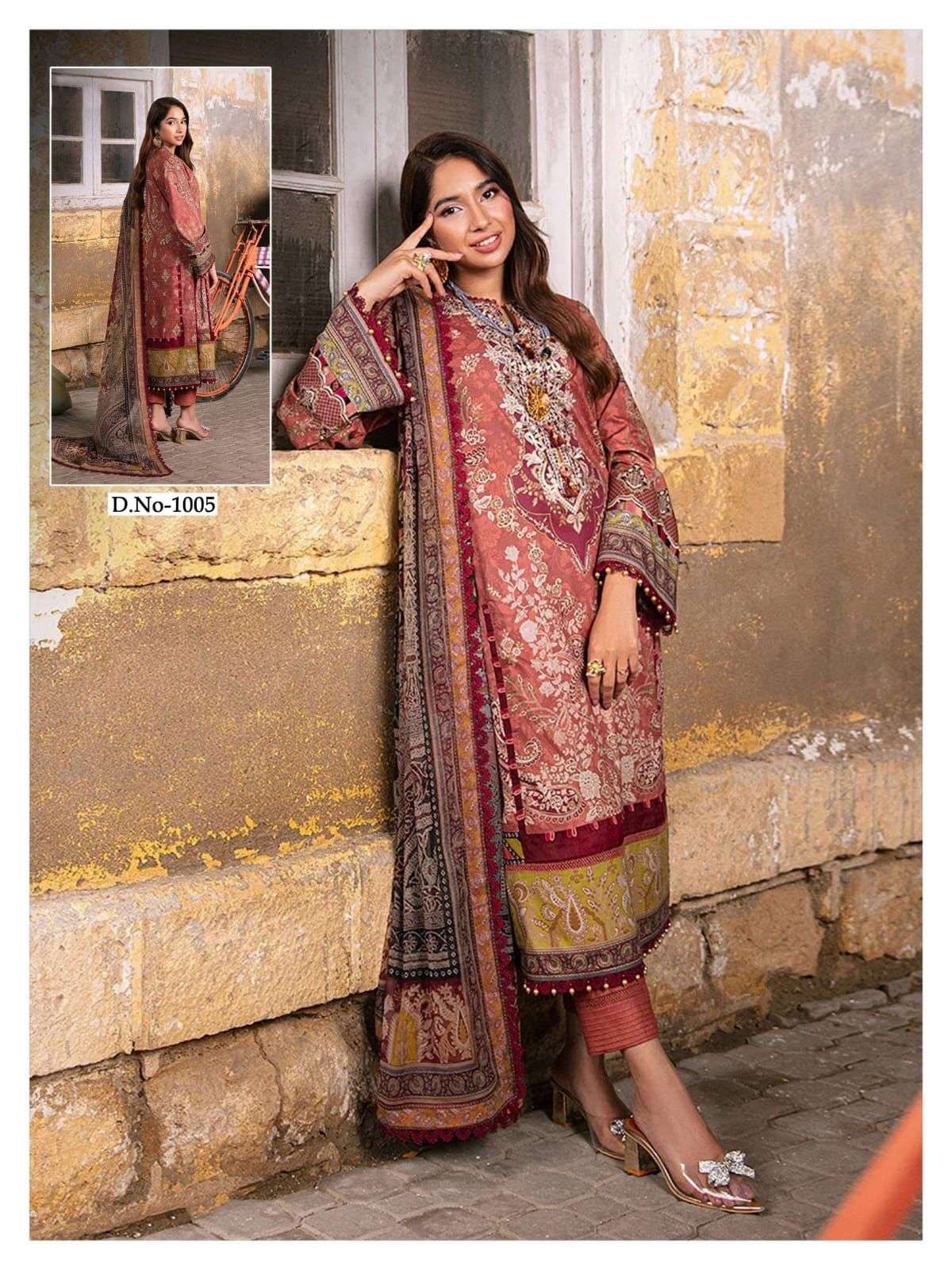 SHREE FAB ALIYA B COTTON KARACHI STYLE PRINT SUIT