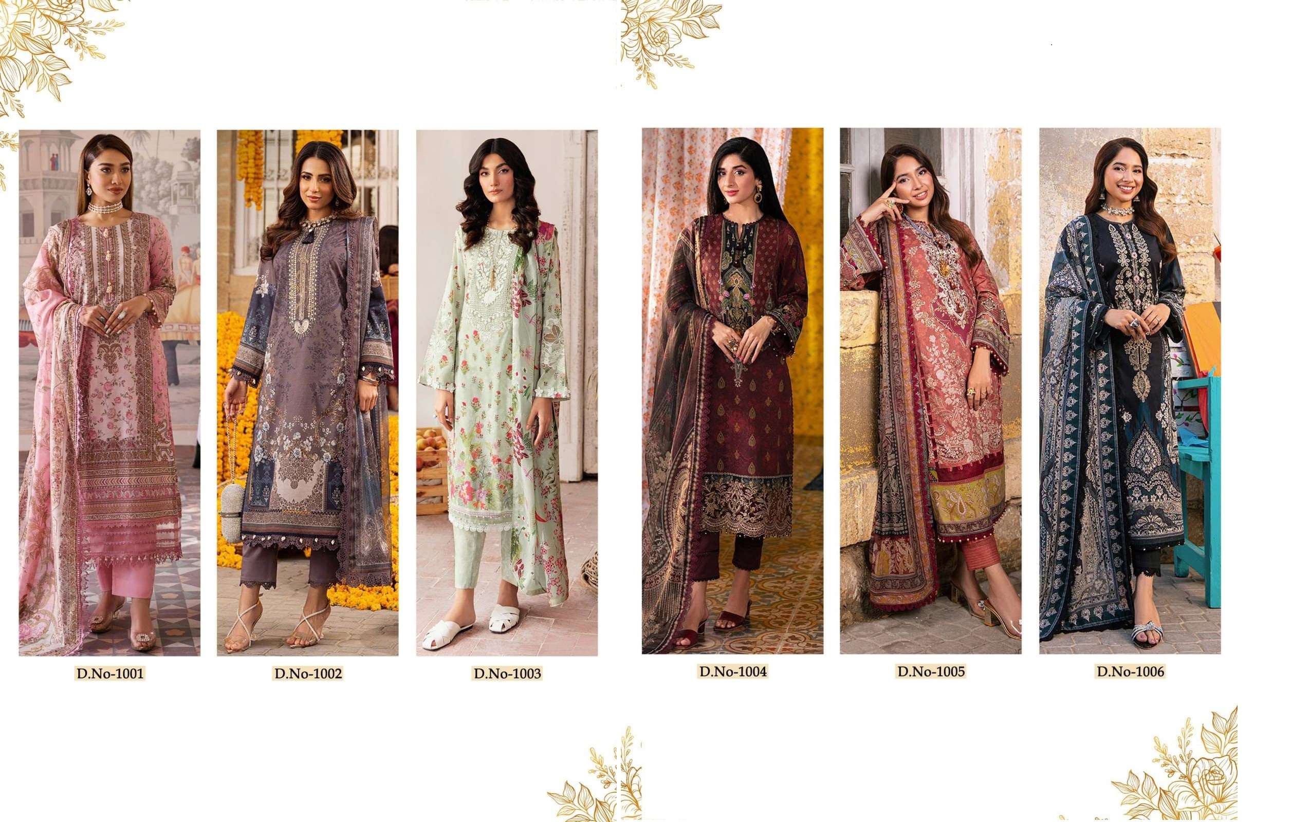 SHREE FAB ALIYA B COTTON KARACHI STYLE PRINT SUIT