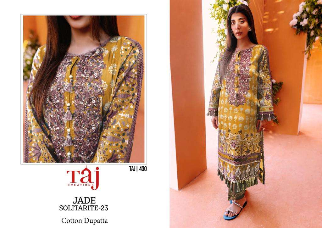 TAJ CREATION D NO 430 TO 438 COTTON SALWAR KAMEEZ 