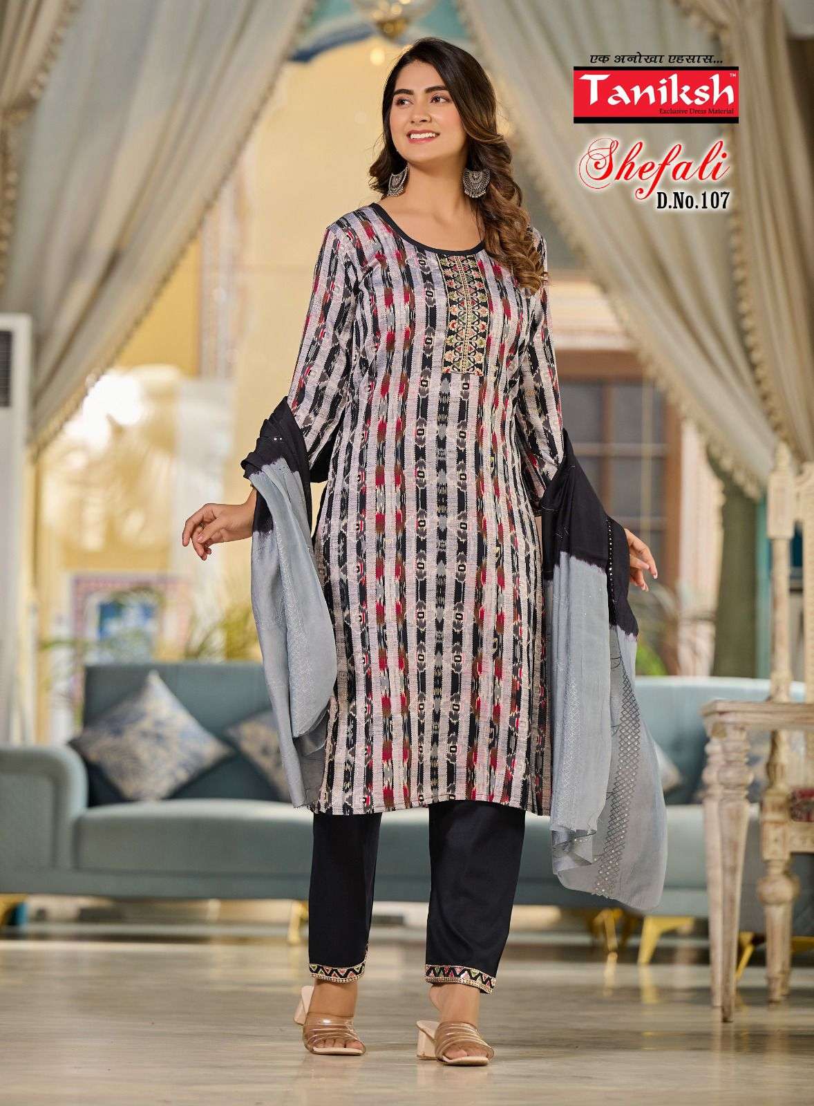 TANISHK SHEFALI VOL 1 RAYON FOIL PRINTS KURTI COMBO SET 
