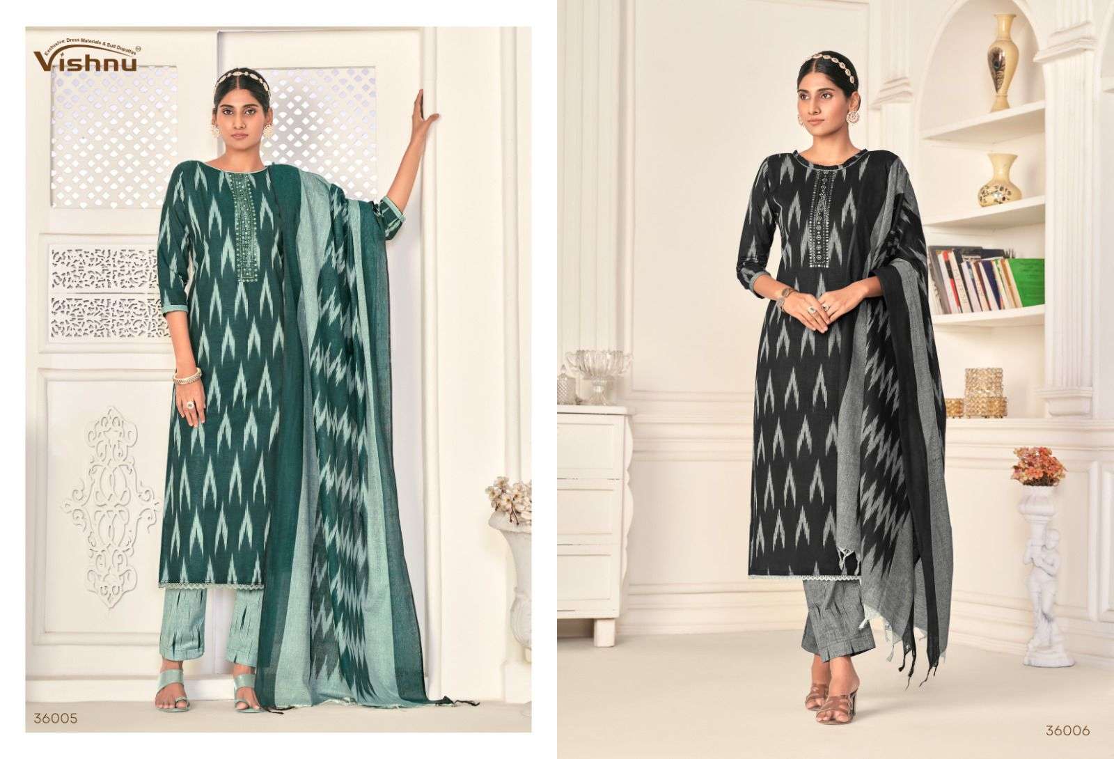 VISHNU IMPEX IKKAT VOL 2 COTTON IKKAT PRINT SALWAR SUIT