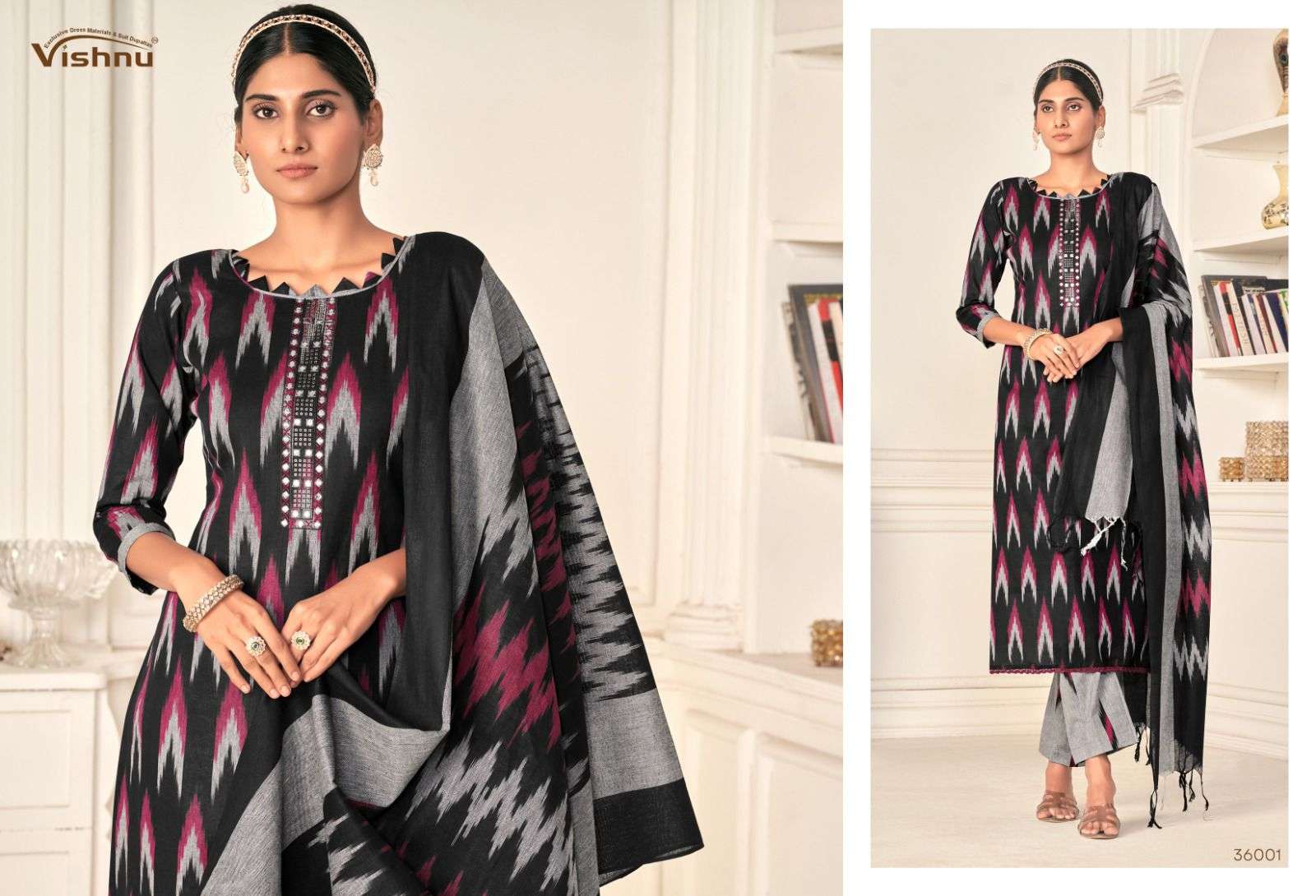 VISHNU IMPEX IKKAT VOL 2 COTTON IKKAT PRINT SALWAR SUIT