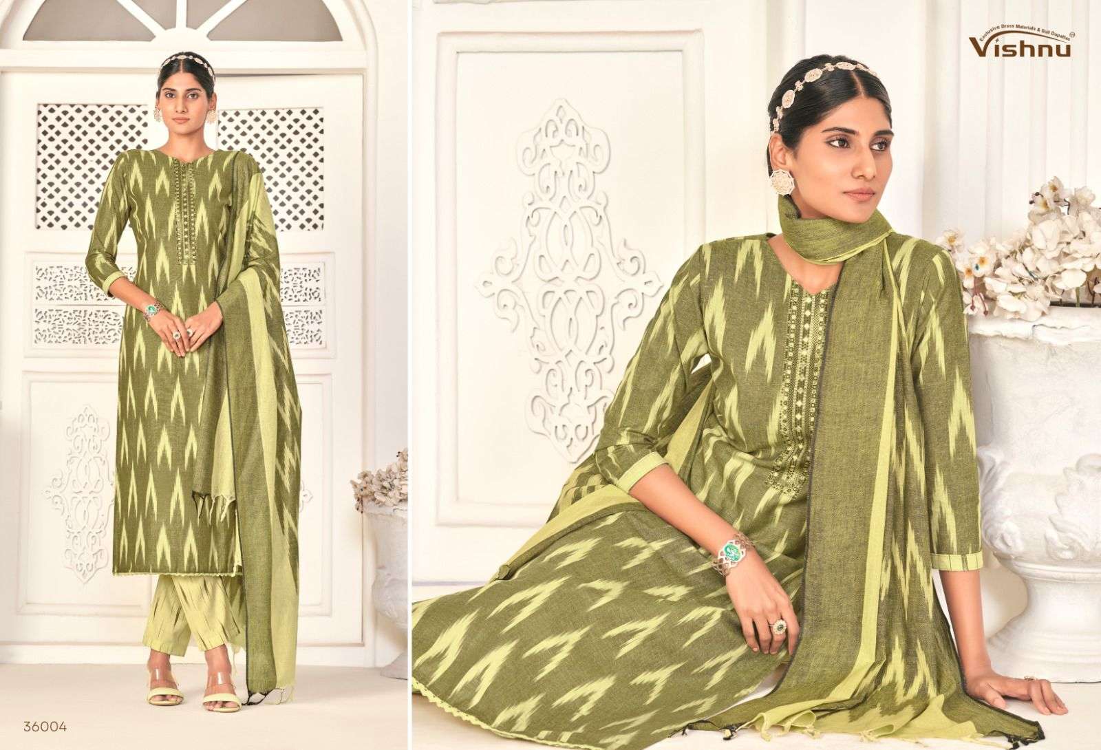 VISHNU IMPEX IKKAT VOL 2 COTTON IKKAT PRINT SALWAR SUIT