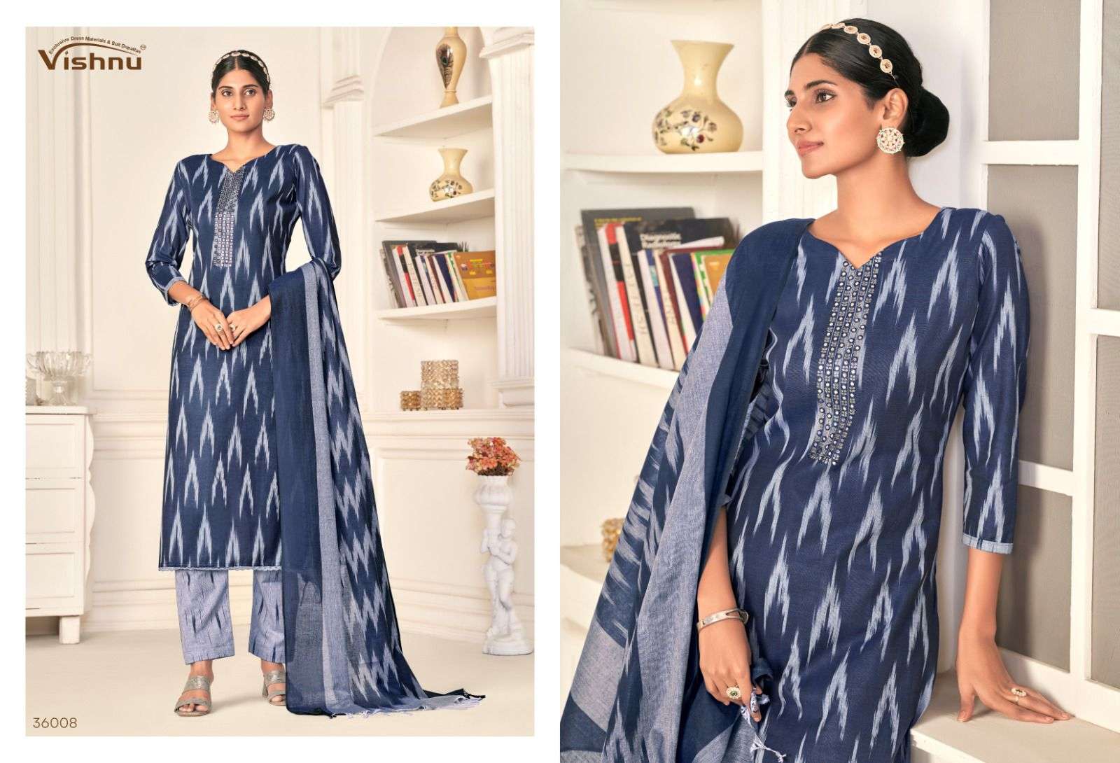 VISHNU IMPEX IKKAT VOL 2 COTTON IKKAT PRINT SALWAR SUIT