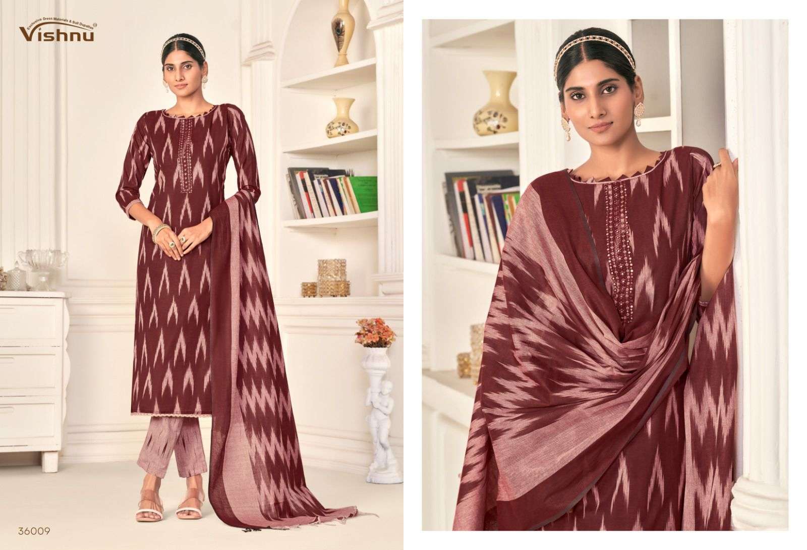 VISHNU IMPEX IKKAT VOL 2 COTTON IKKAT PRINT SALWAR SUIT