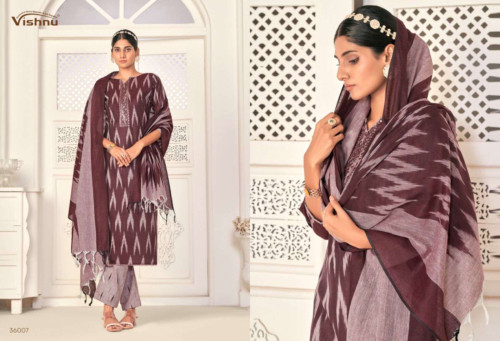 VISHNU IMPEX IKKAT VOL 2 COTTON IKKAT PRINT SALWAR SUIT