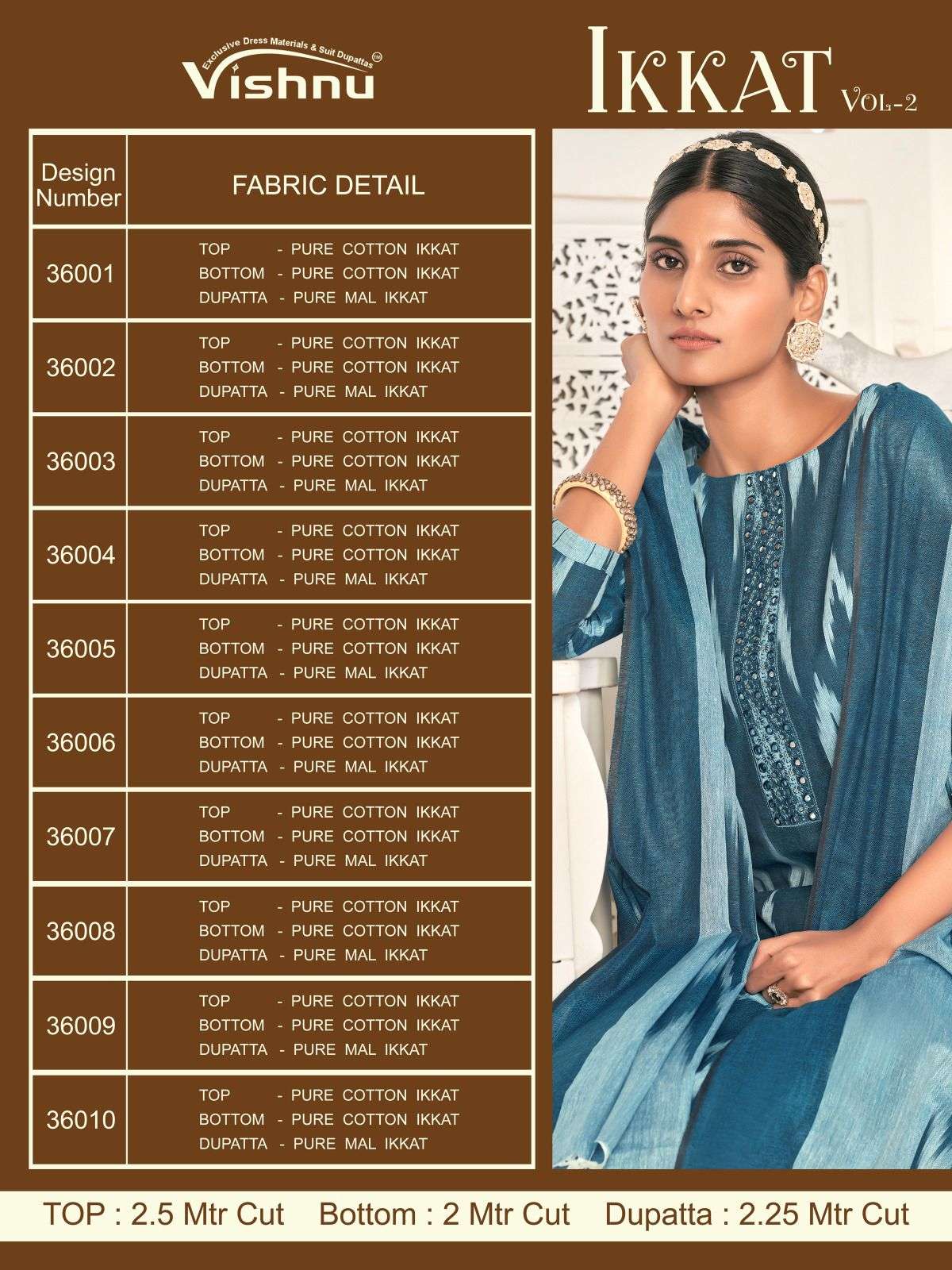 VISHNU IMPEX IKKAT VOL 2 COTTON IKKAT PRINT SALWAR SUIT