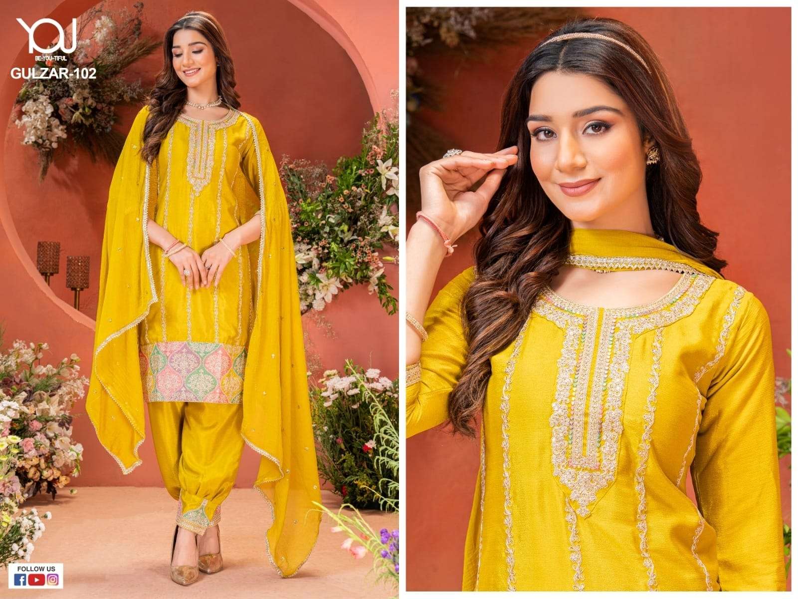 WANNA GULZAR FANCY EMBROIDERY DESIGNER PARTY WEAR SUIT