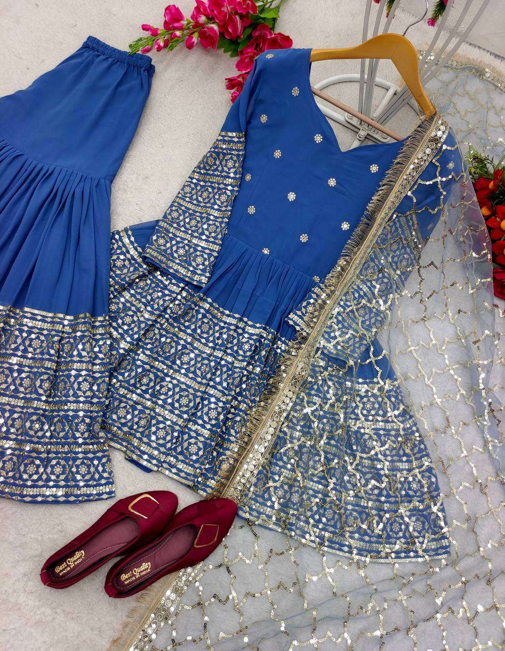 WW 1085 SHARARA SUIT
