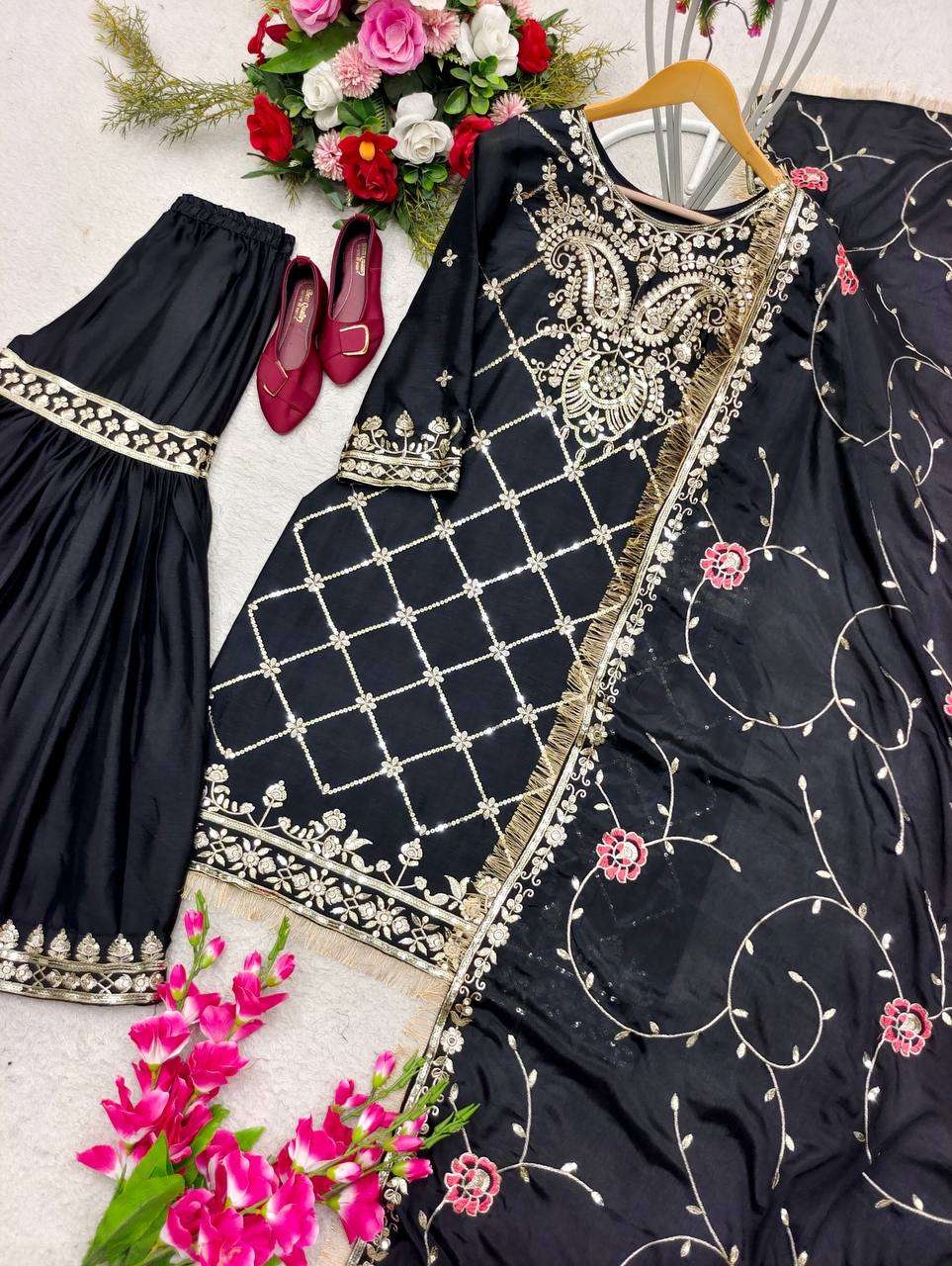 WW 1086 SHARARA SUIT